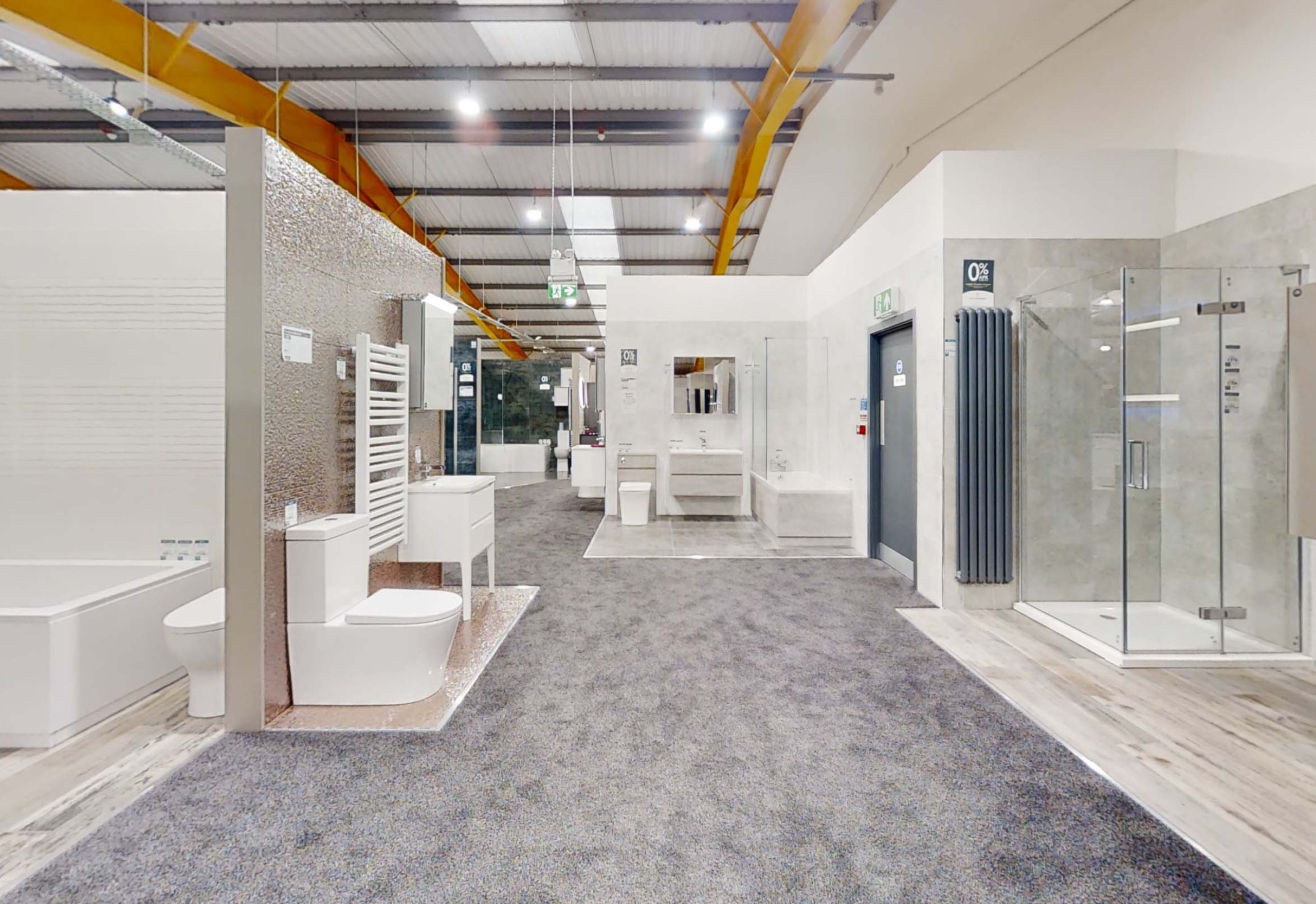 Bathroom bays at Easy Bathrooms  South Shields