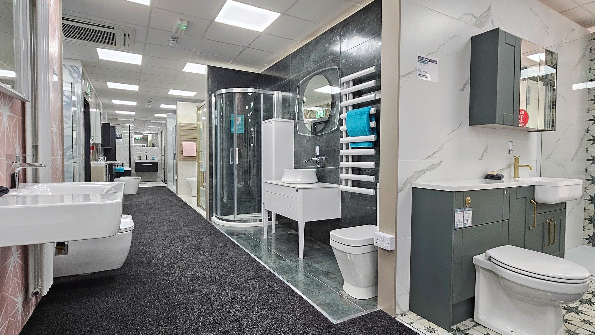 Vanity unit on display easy bathrooms bath