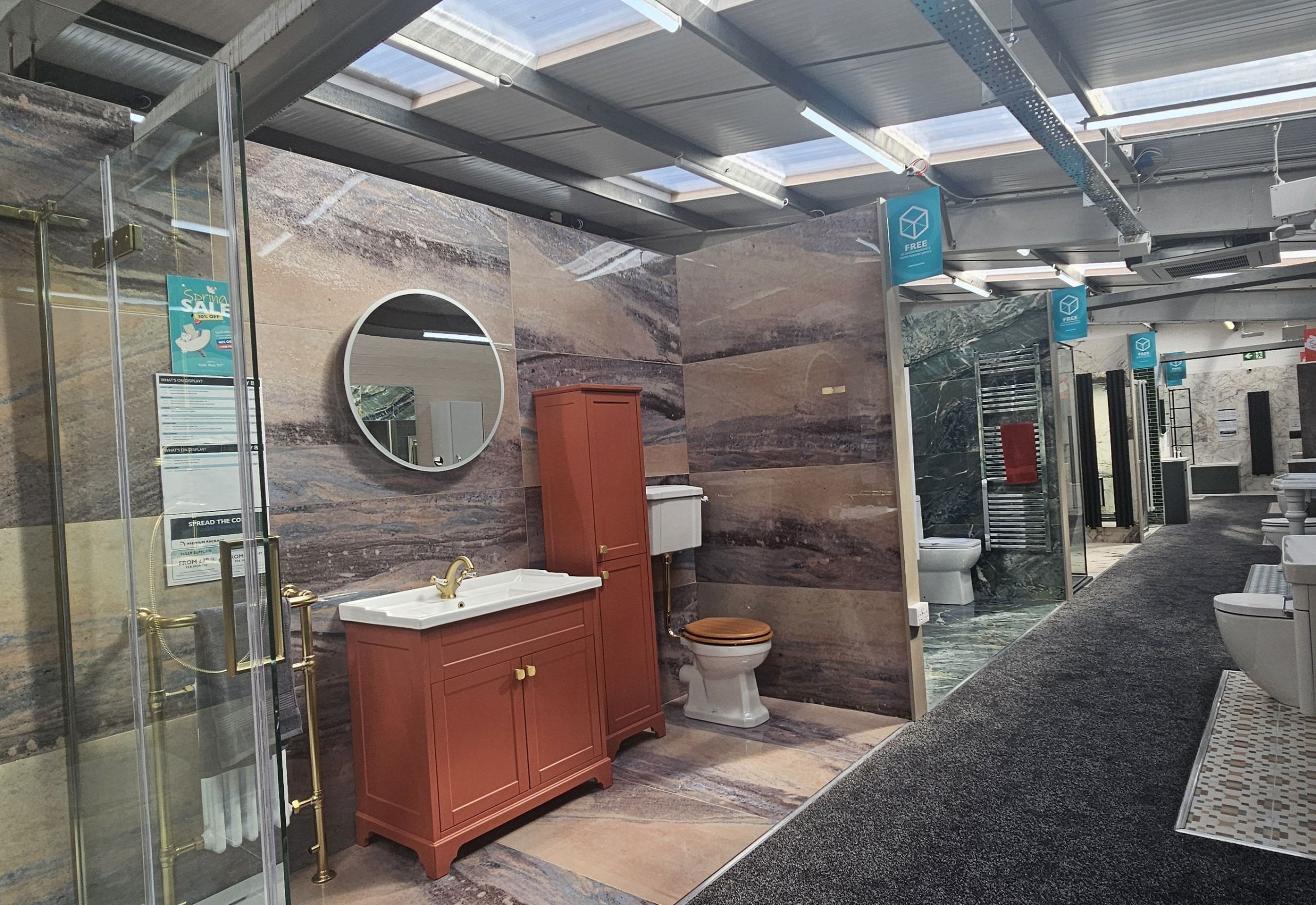 Easy Bathrooms & Tiles Bristol showroom
