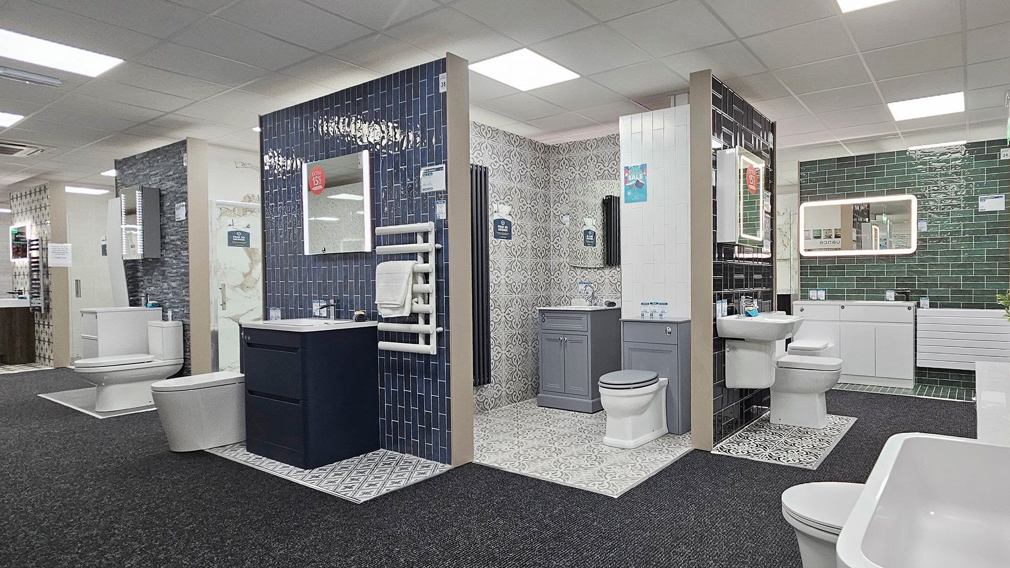 Bathrooms on display Brackley