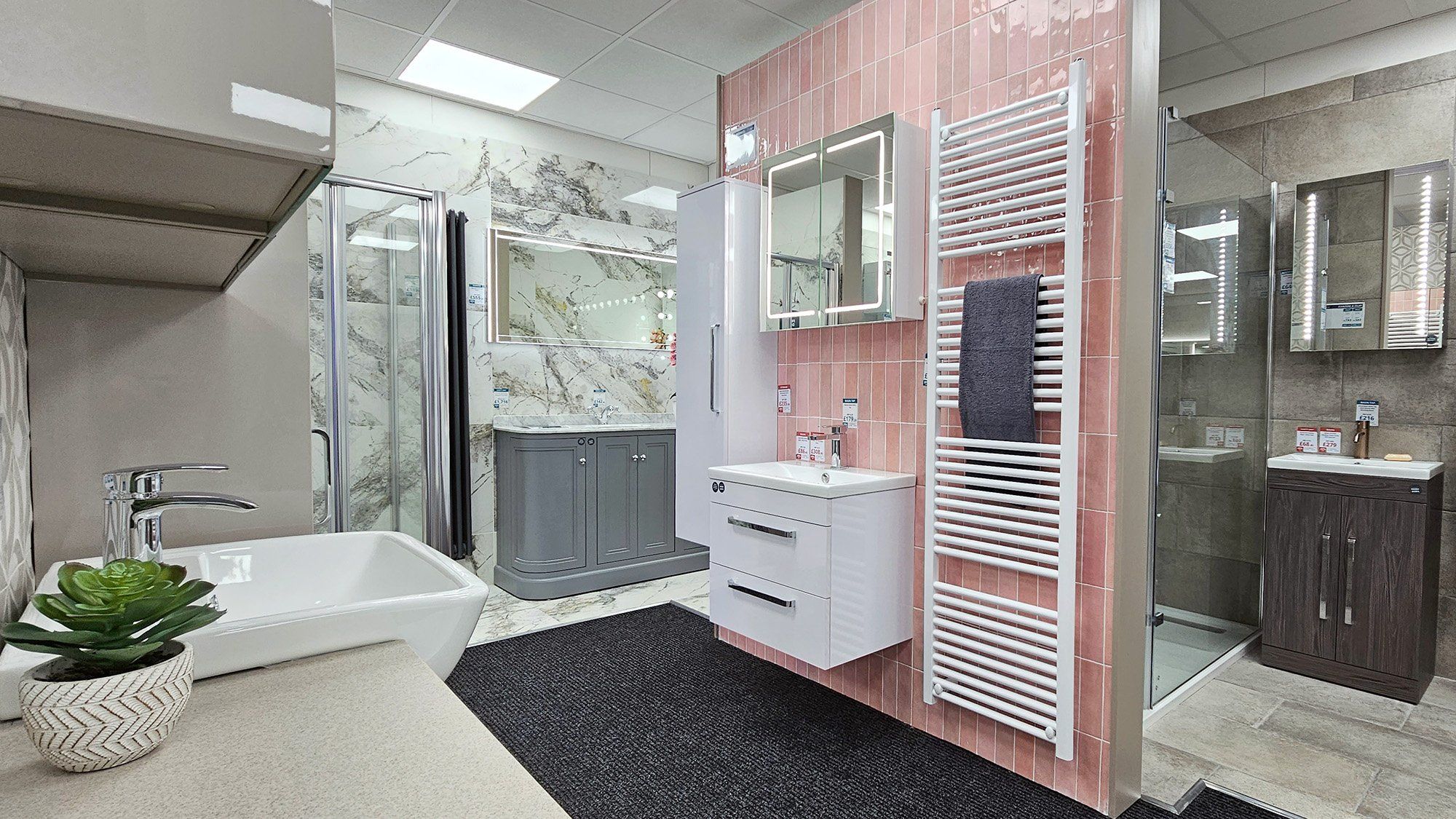 Amesbury bathroom display