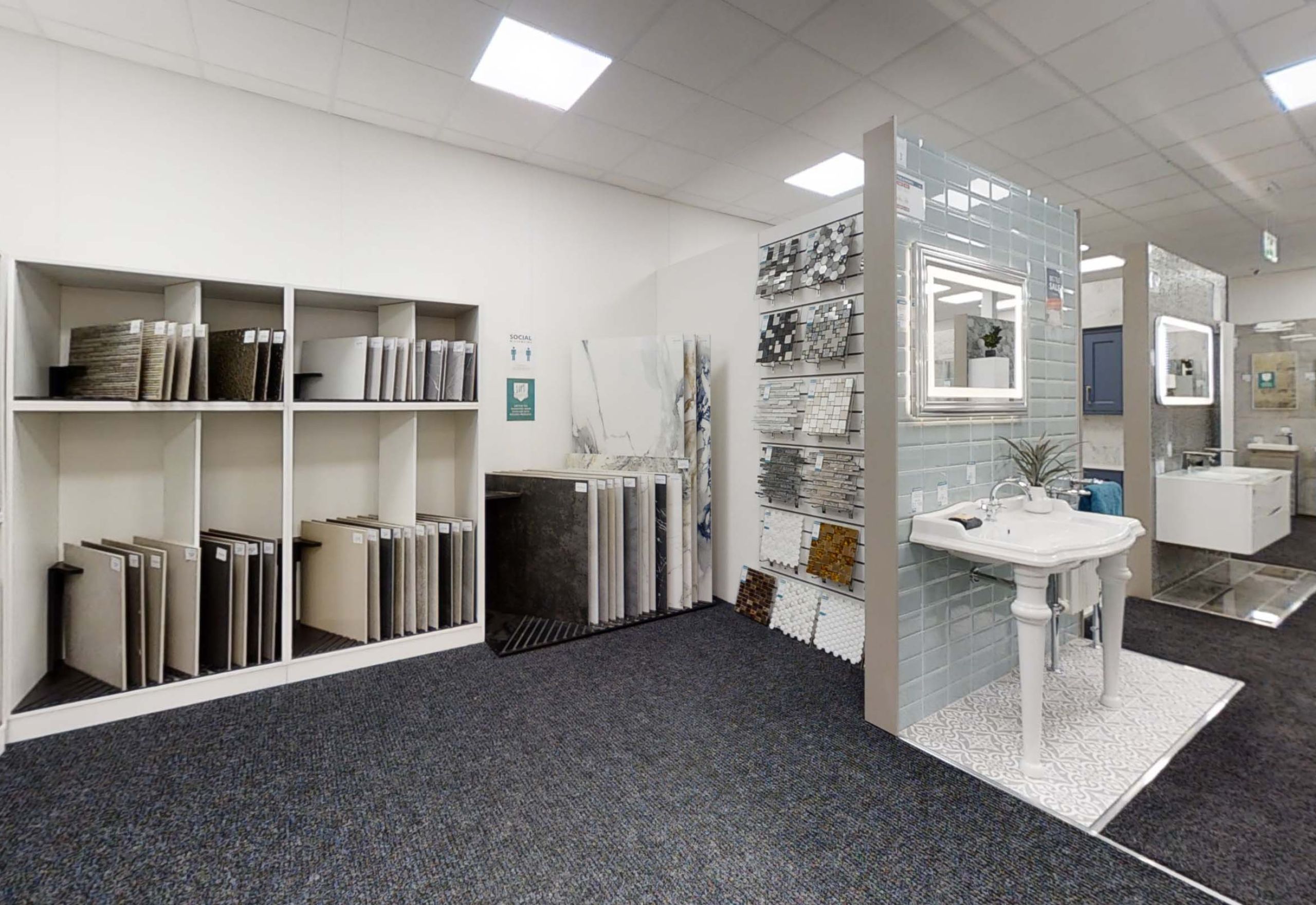 Displayed tiles in Billingshurst