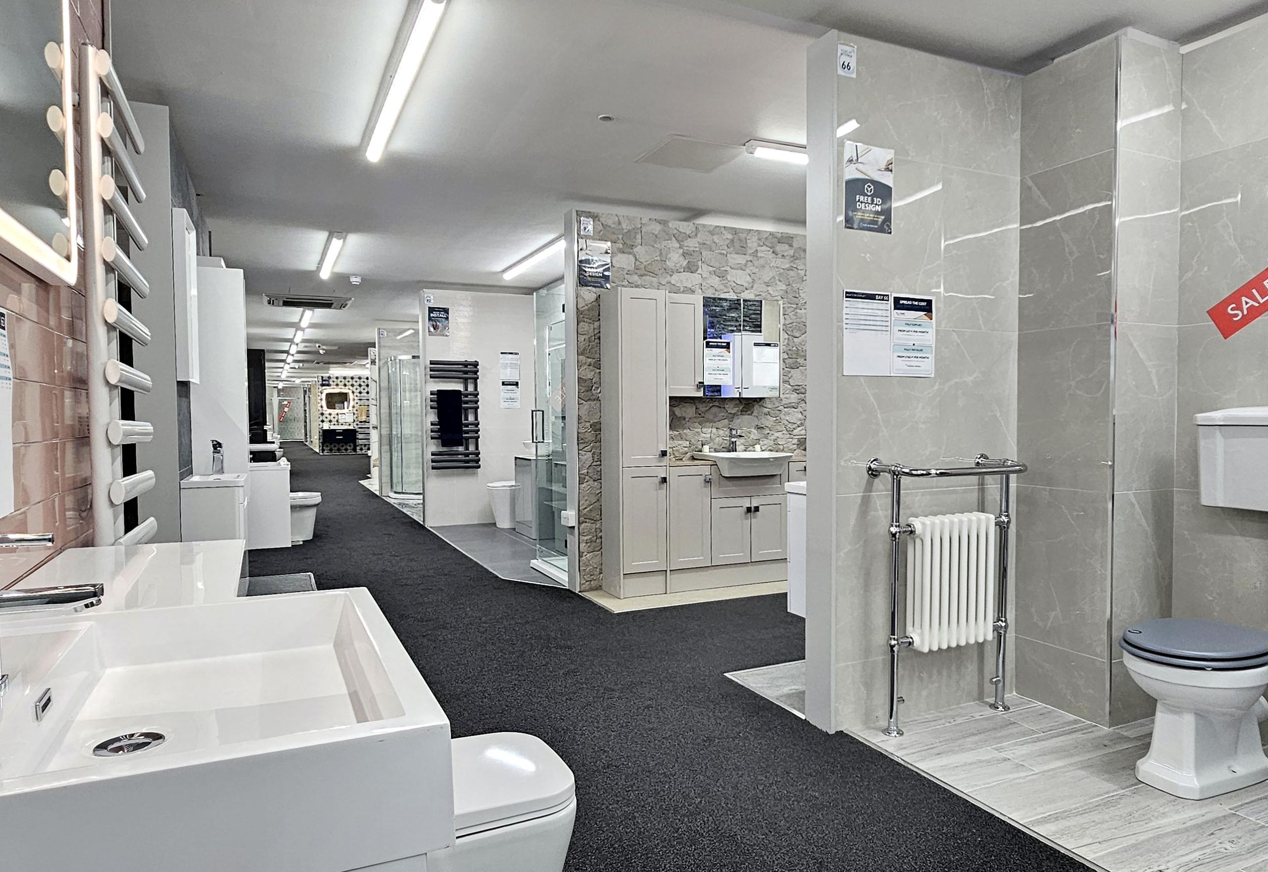 Romford bathroom showroom