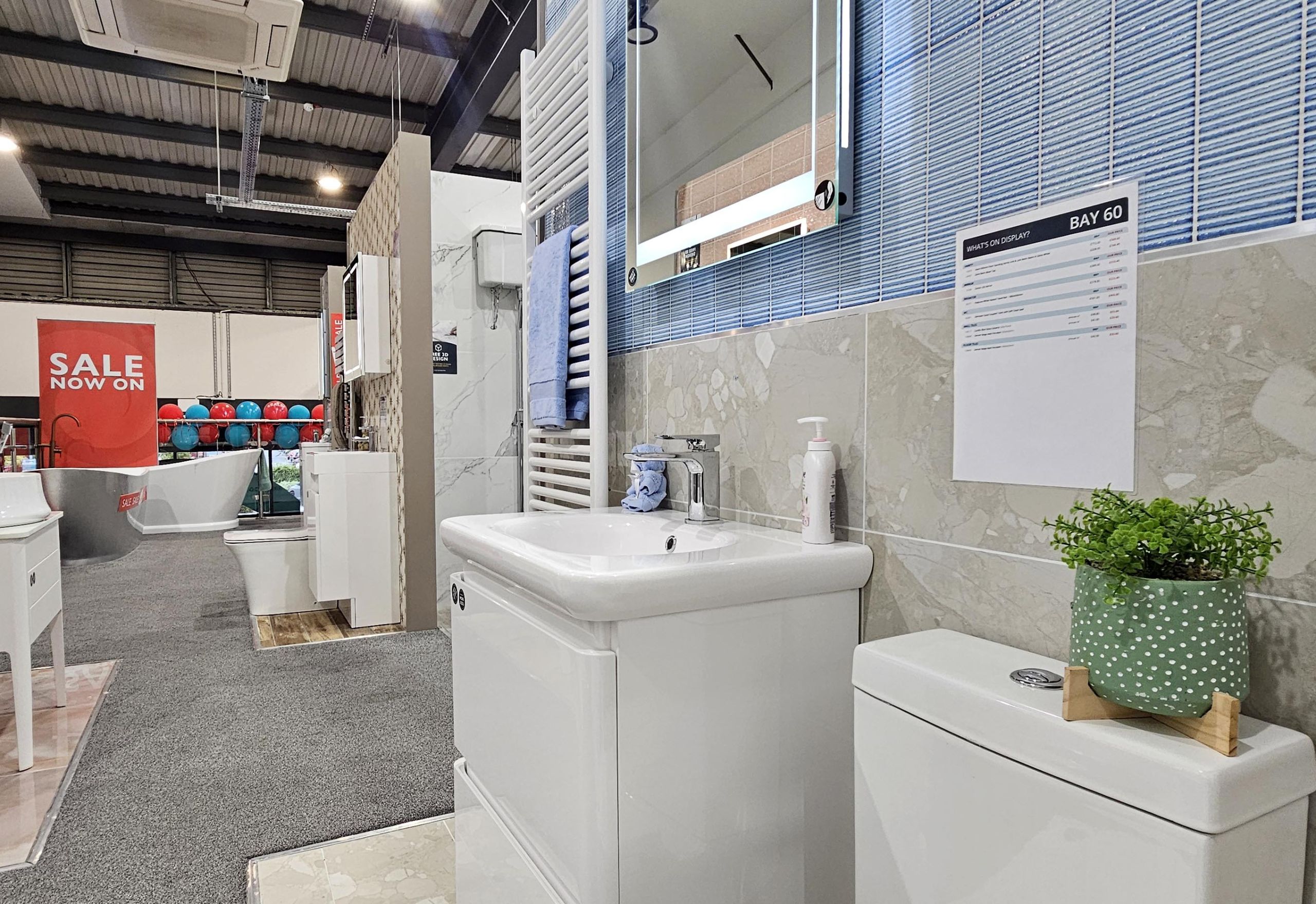 Easy Bathrooms & Tiles Bedford Showroom