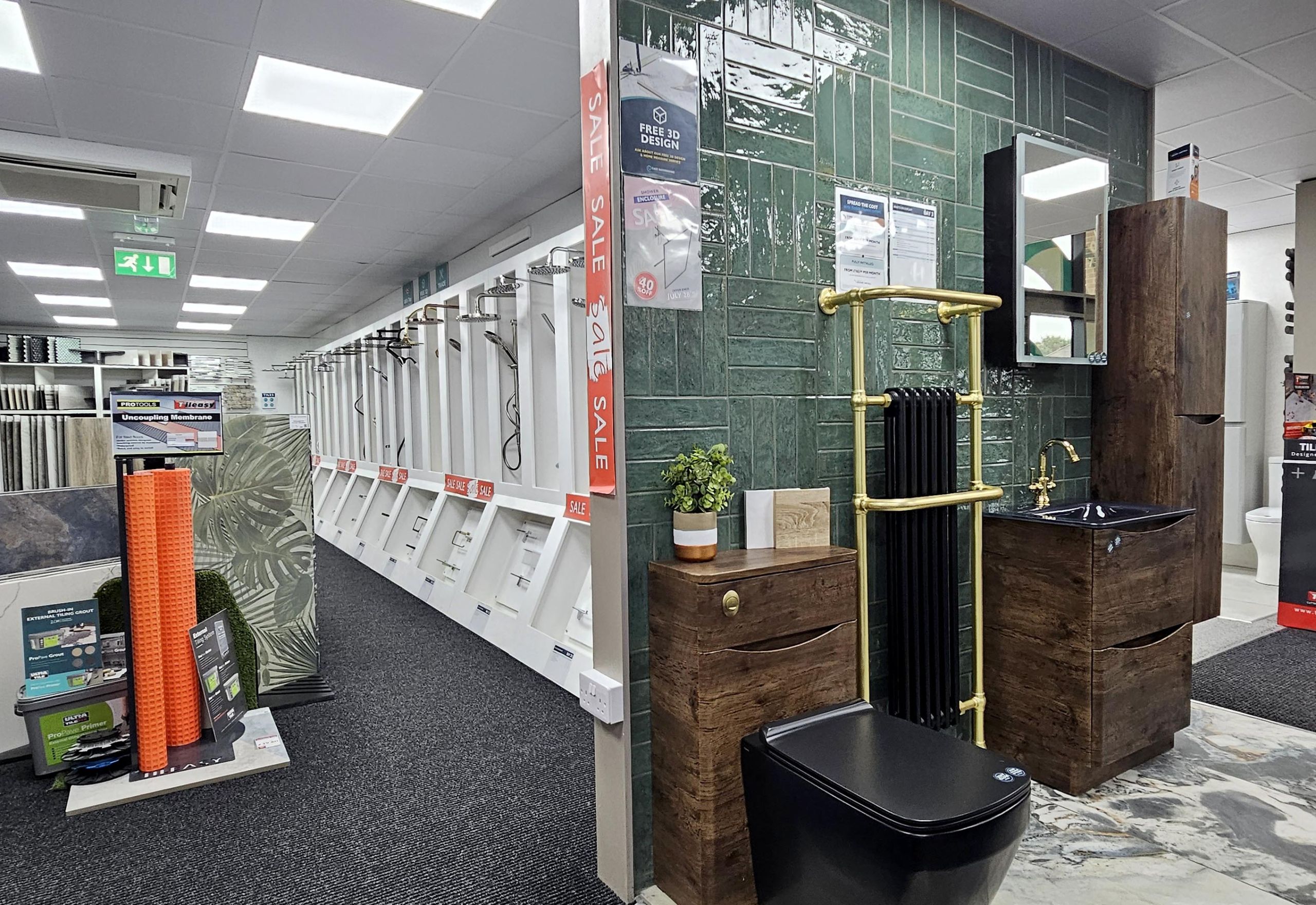Easy Bathrooms & Tiles Bedford Showroom