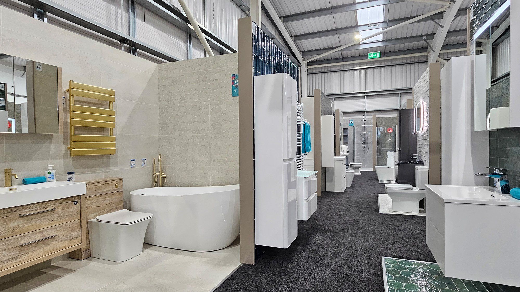 Brackley Easy bathrooms displays