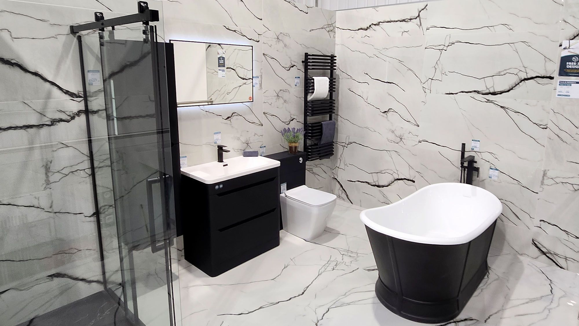 Amesbury bathroom display