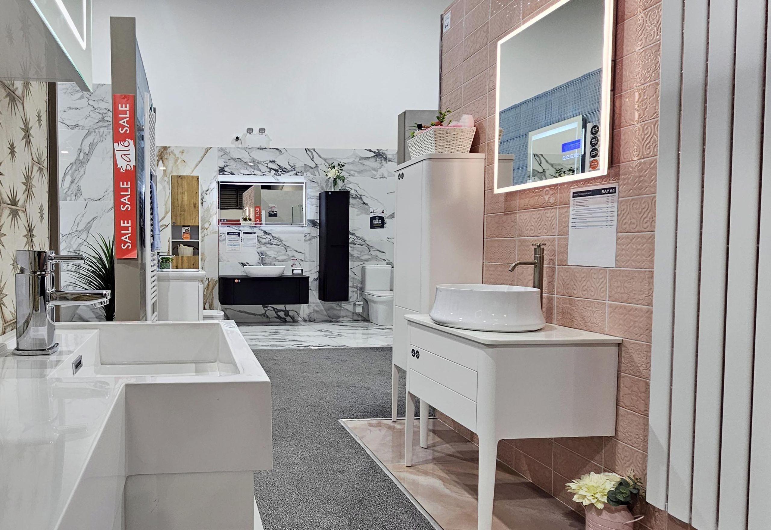 Easy Bathrooms & Tiles Bedford Showroom