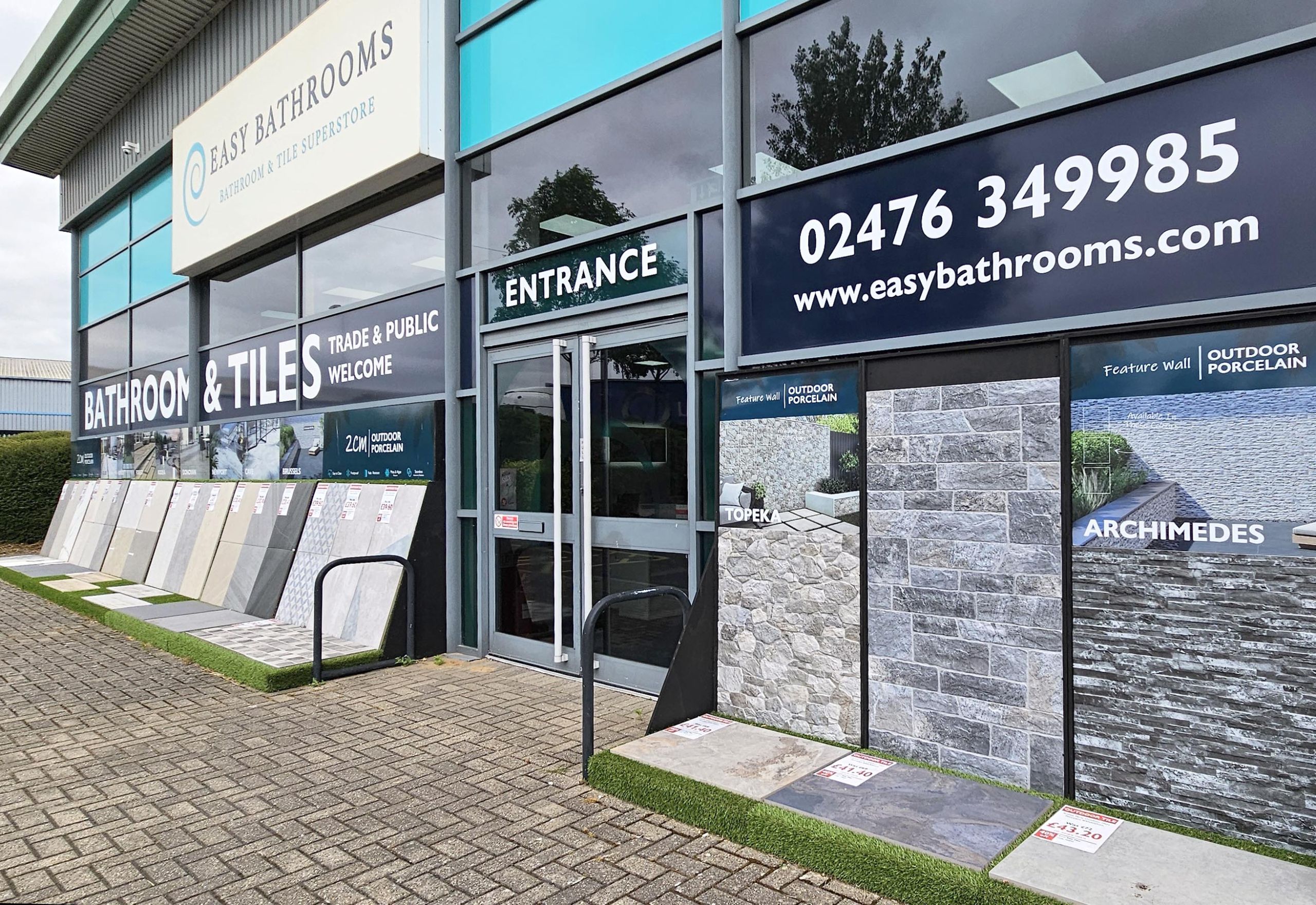 Easy Bathrooms & Tiles Nuneaton Showroom