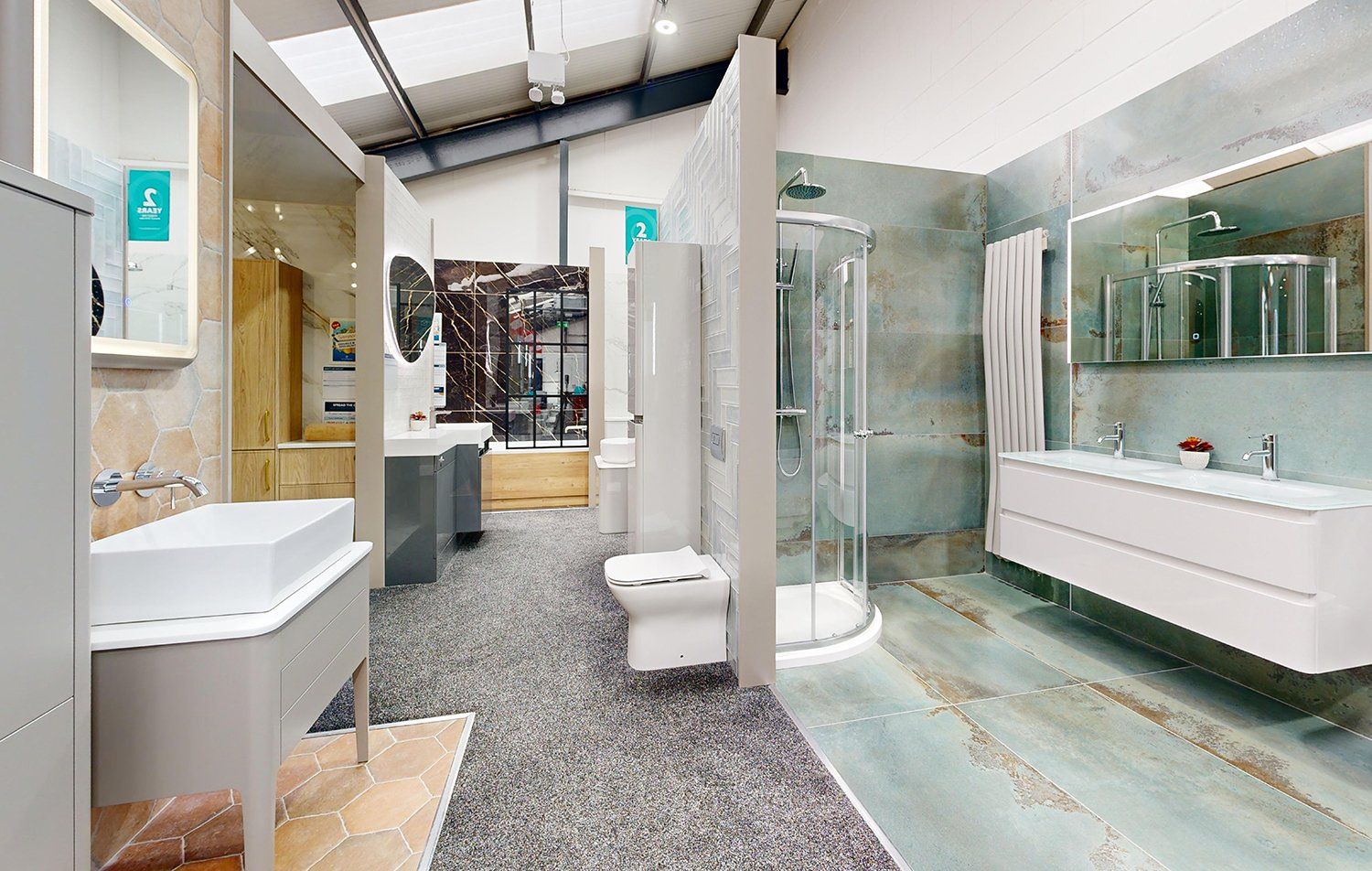 Easy Bathrooms & Tiles Bridgwater showroom
