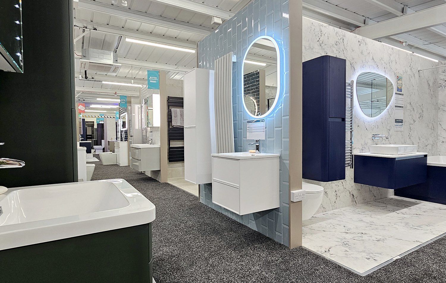 Easy Bathrooms & Tiles Wrexham Showroom