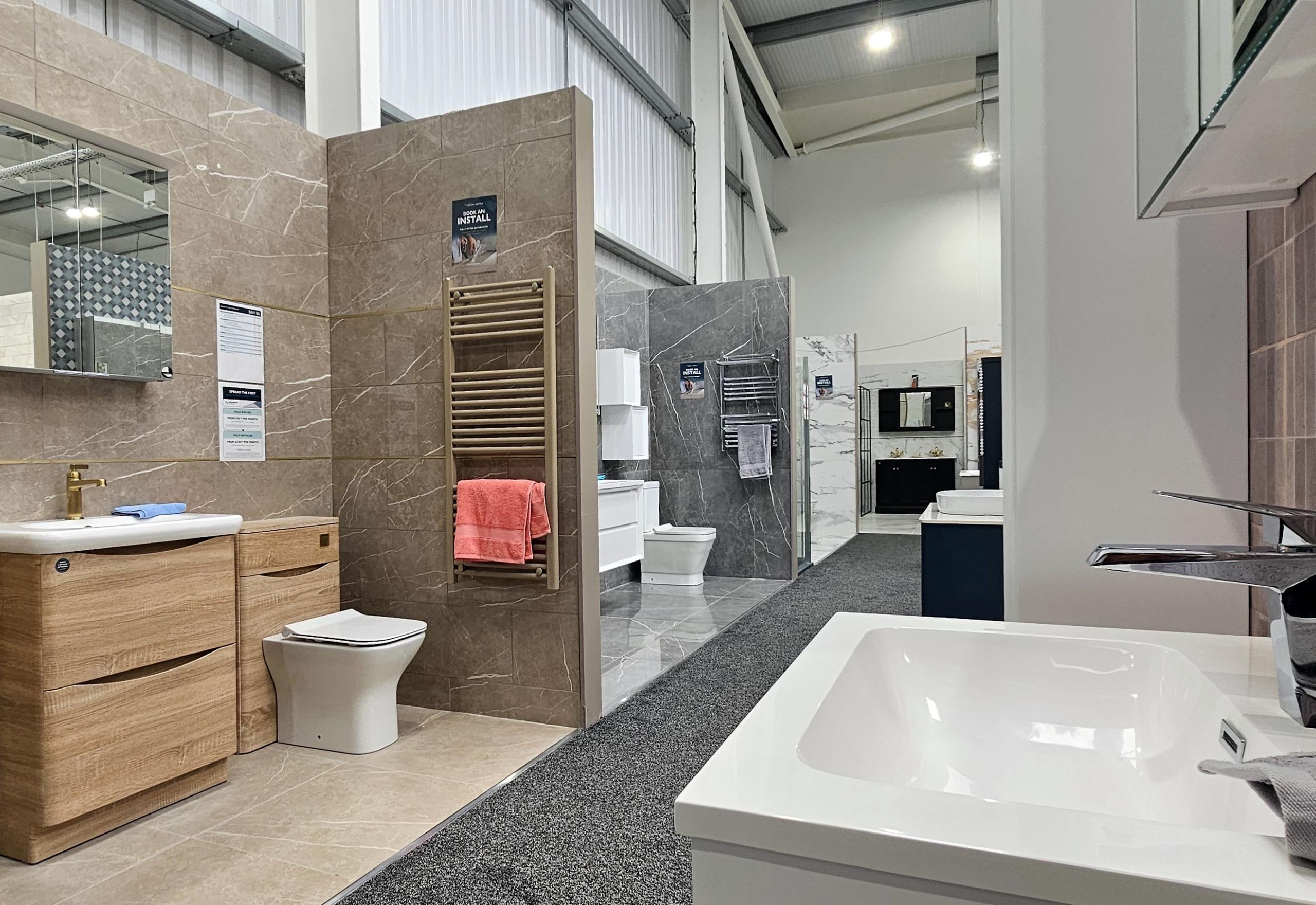 Easy Bathrooms & Tiles Ipswich Showroom