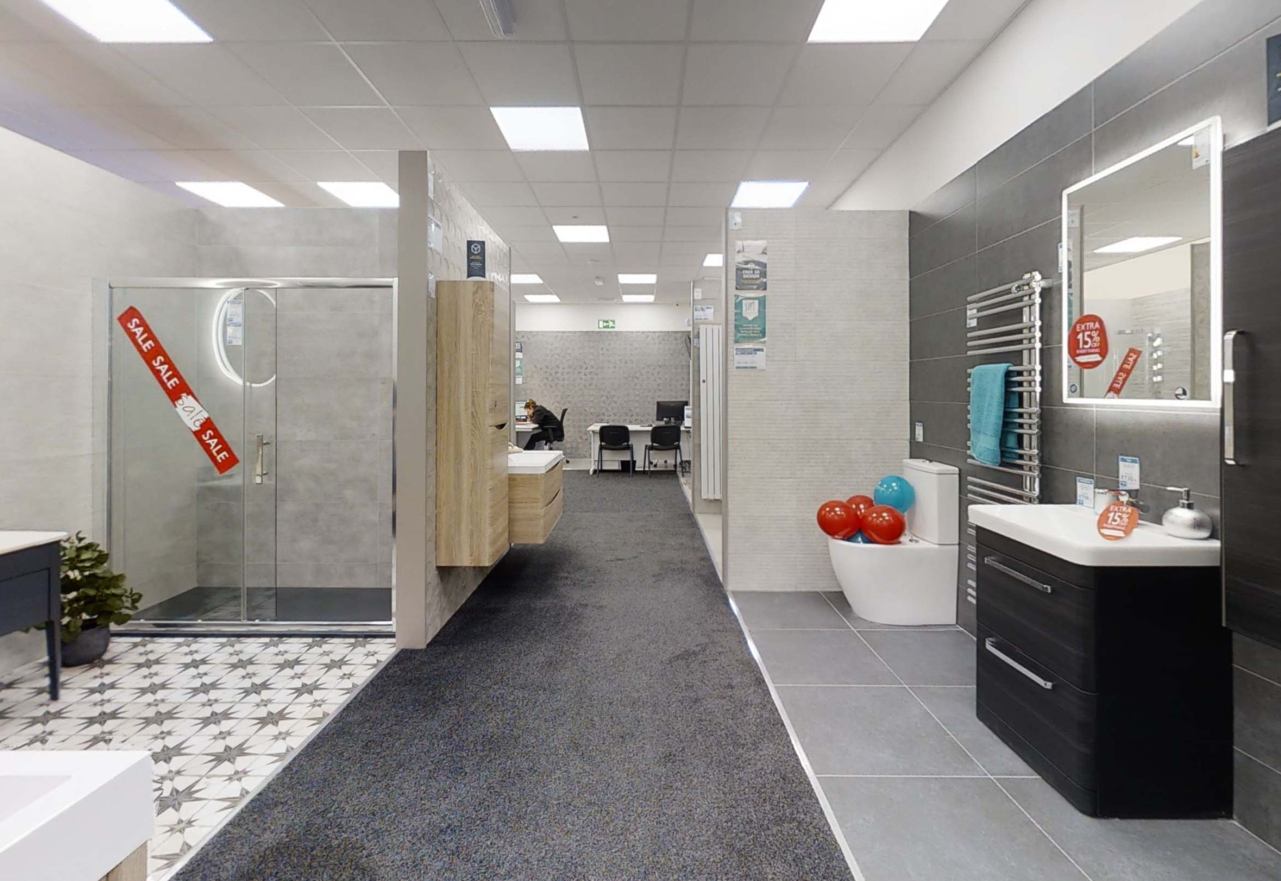 Bathrooms on display Havant