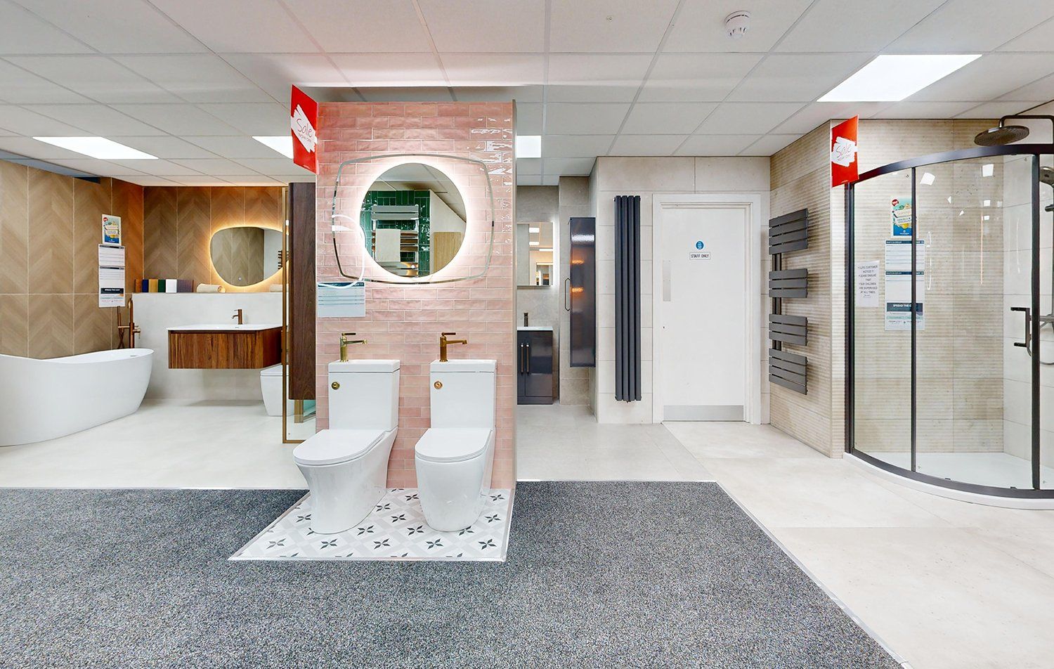 Easy Bathrooms & Tiles Bridgwater showroom