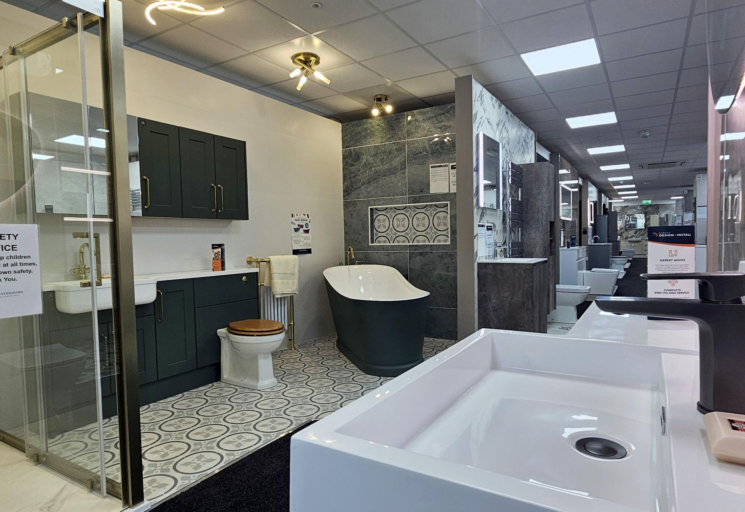 Easy Bathrooms and Tiles Maidstone Showroom