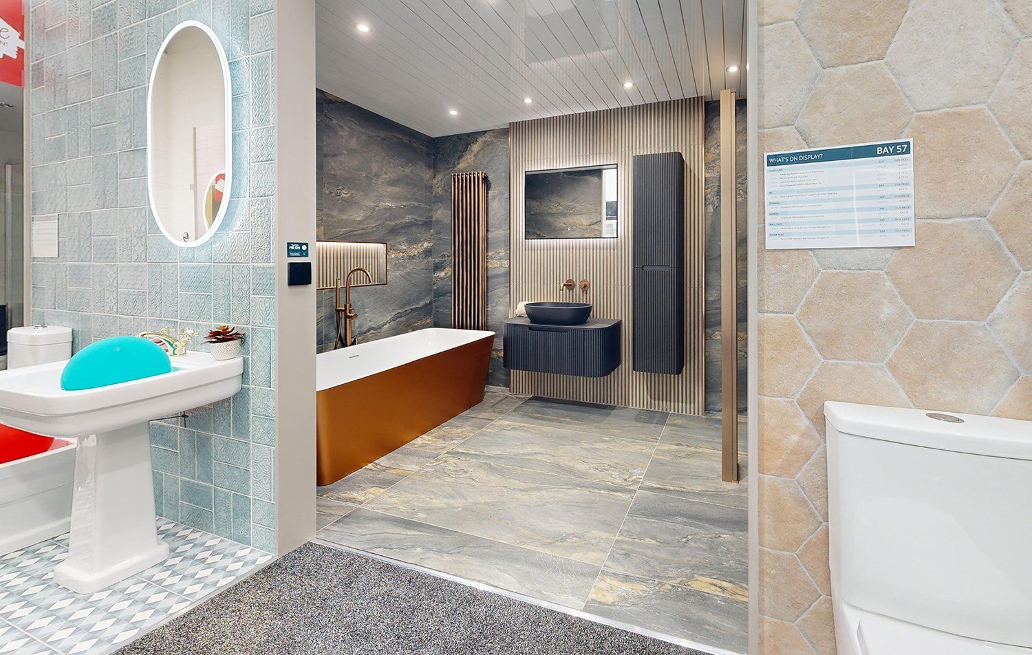 Easy Bathrooms & Tiles Bridgwater showroom