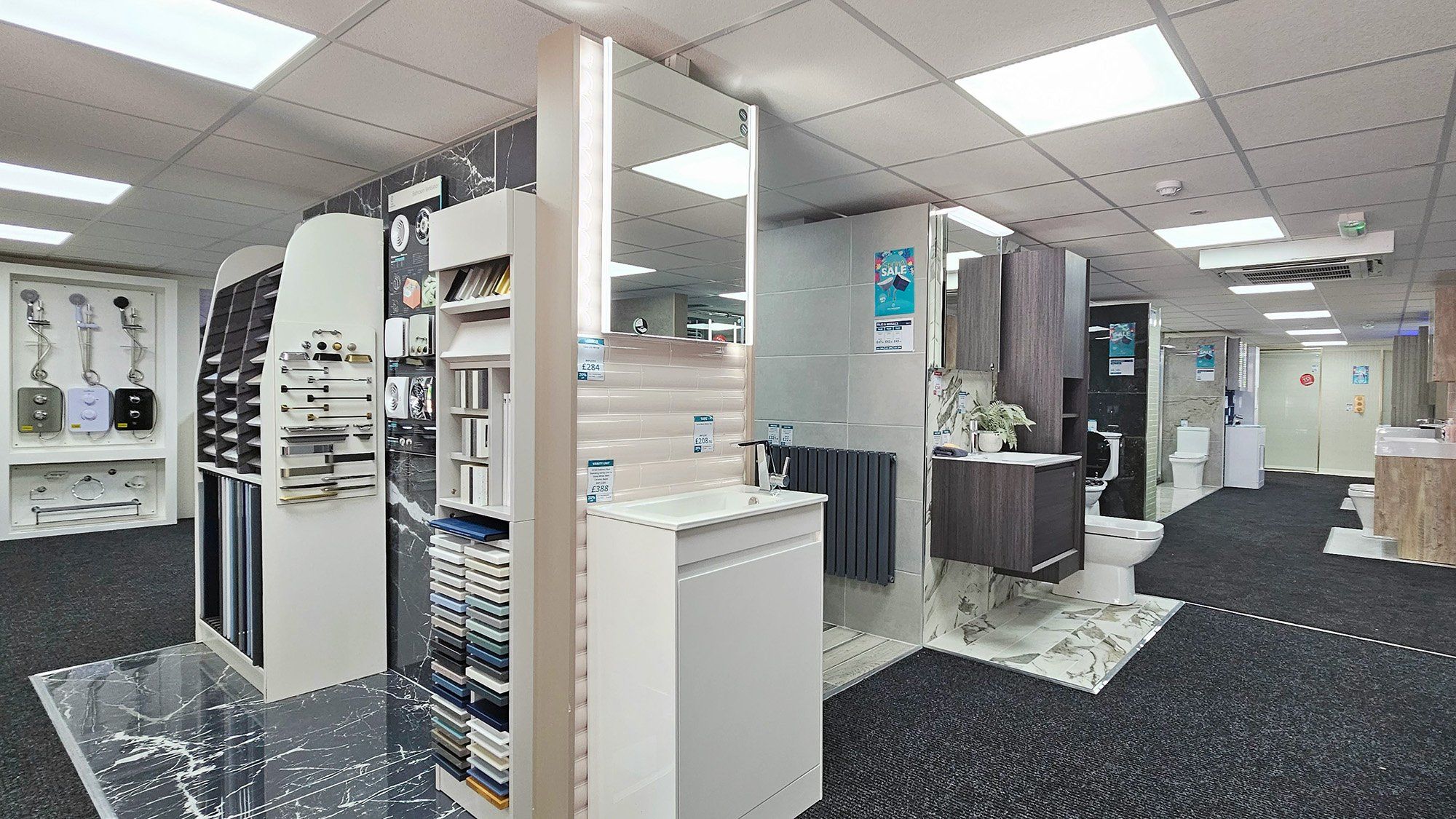 Bathrooms showroom Bath displays