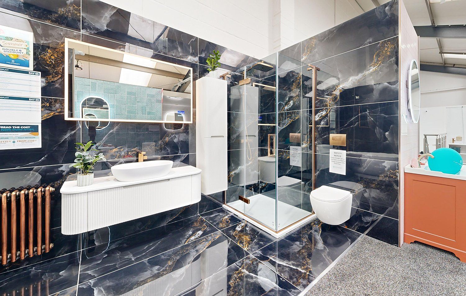 Easy Bathrooms & Tiles Bridgwater showroom