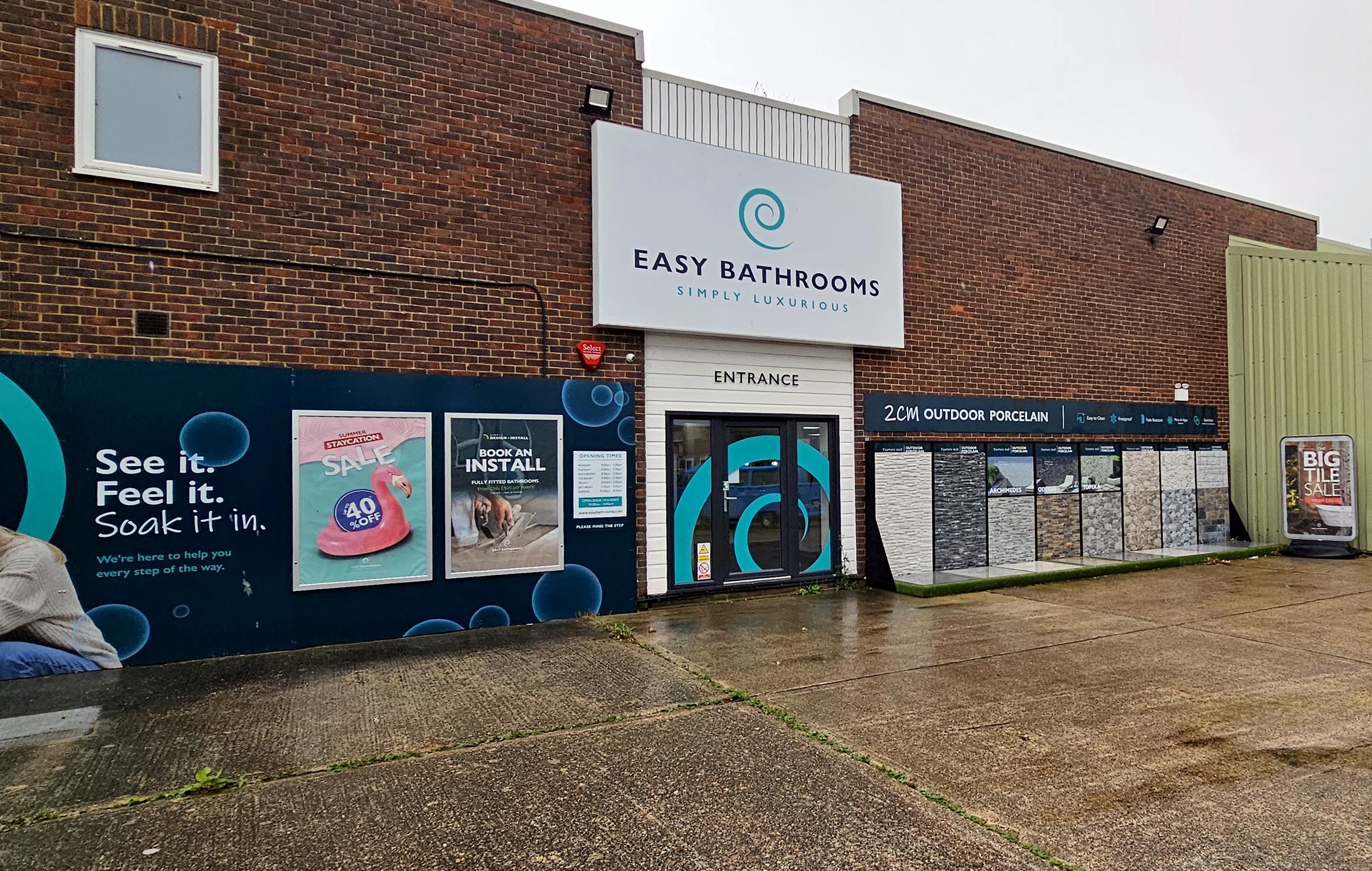 Easy Bathrooms & Tiles Worthing Showroom