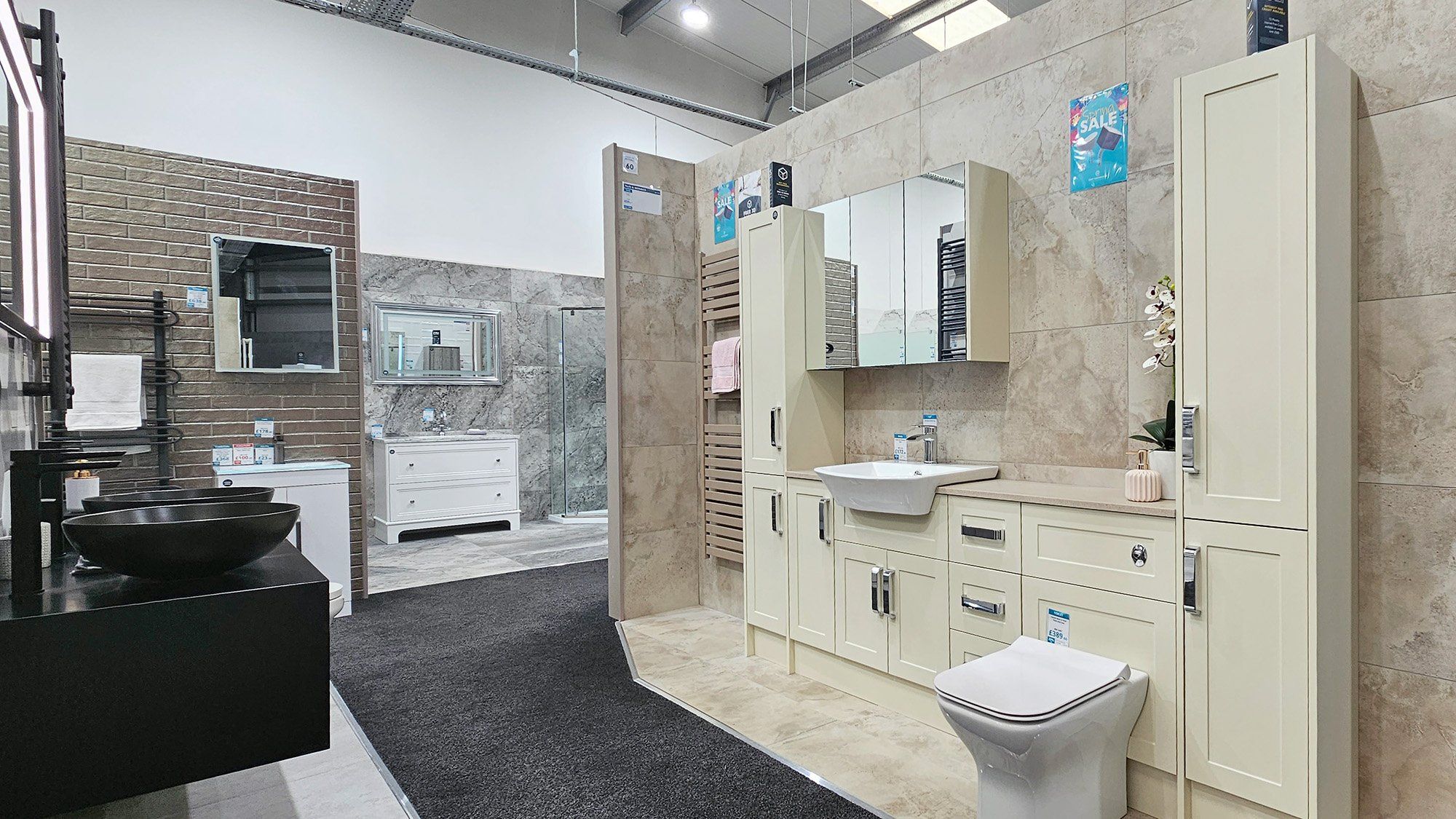 Hemel Hempstead Tiles on display