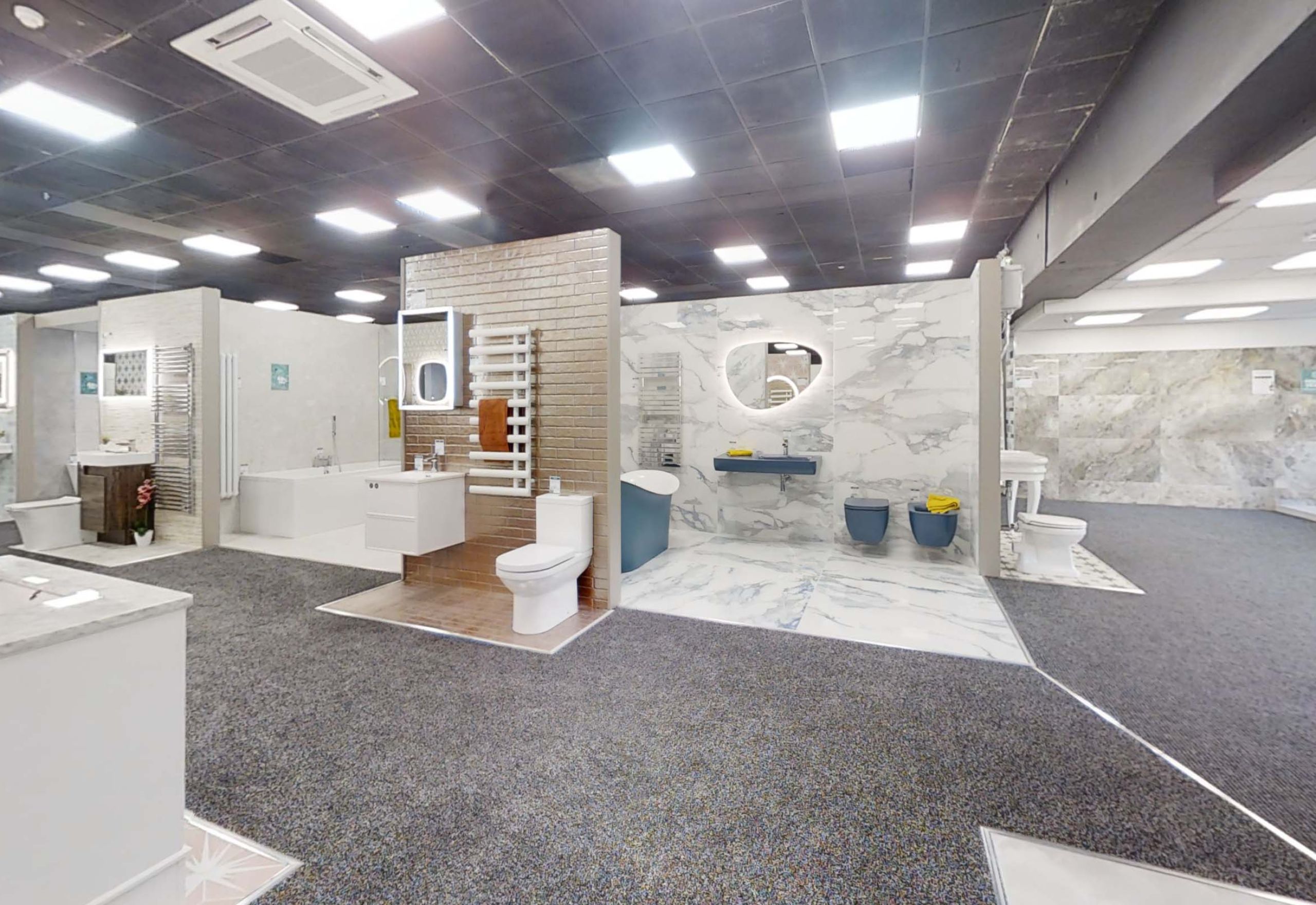 Displayed bathrooms Easy Bathrooms Newcastle