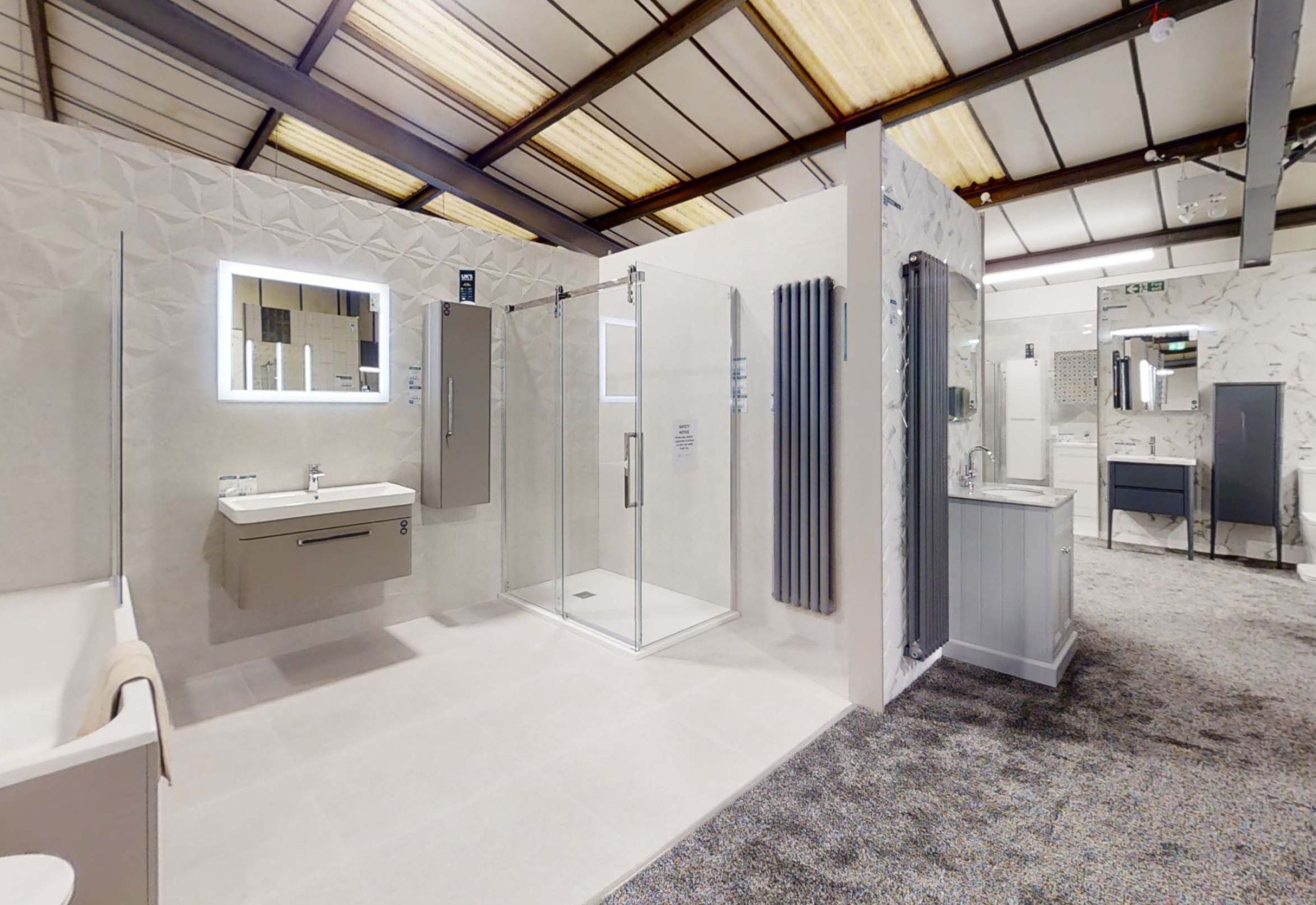 Durham bathroom showroom