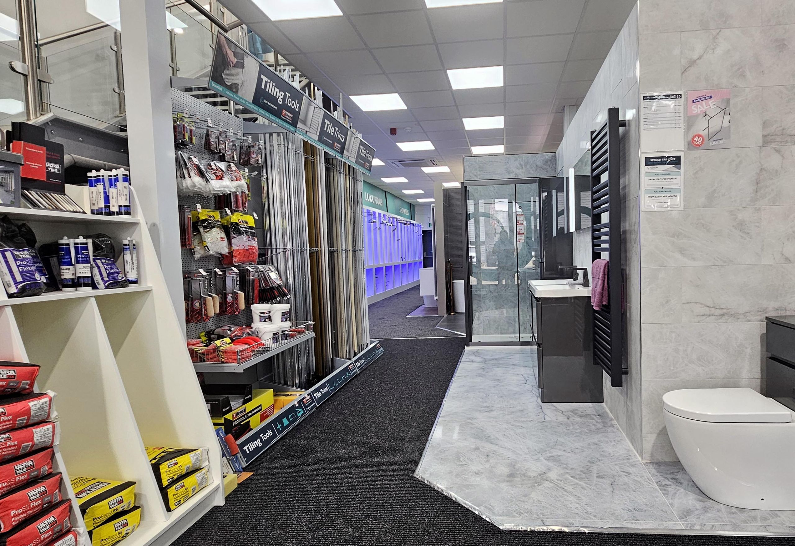 Easy Bathrooms & Tiles Ipswich Showroom