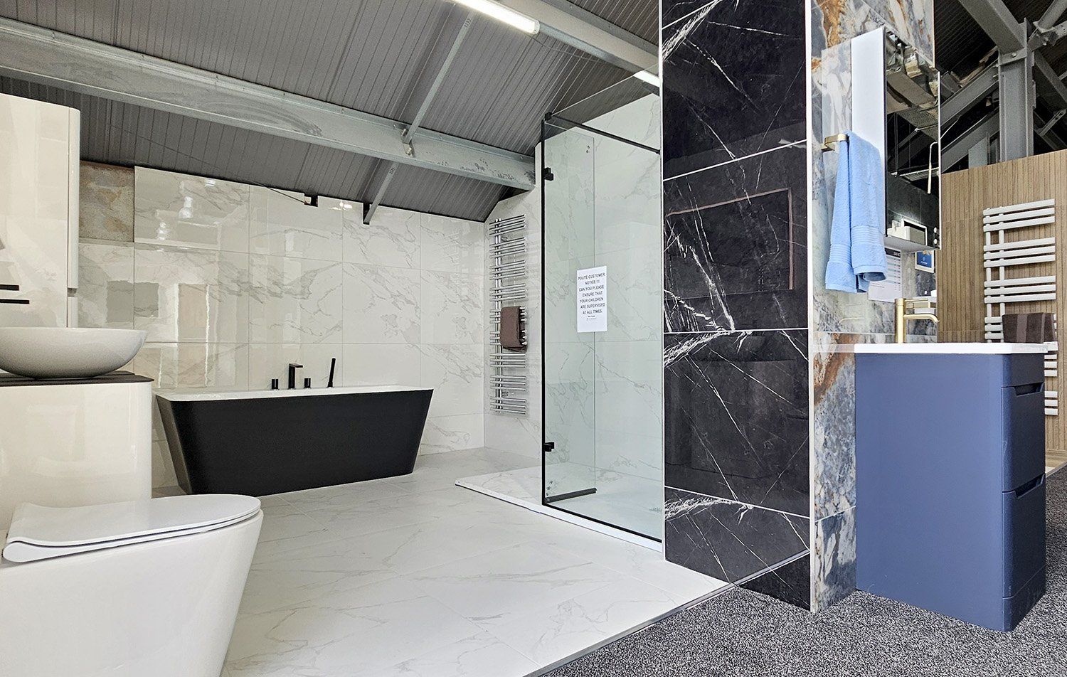 Easy Bathrooms & Tiles Chesterfield | Easy Bathrooms Showroom