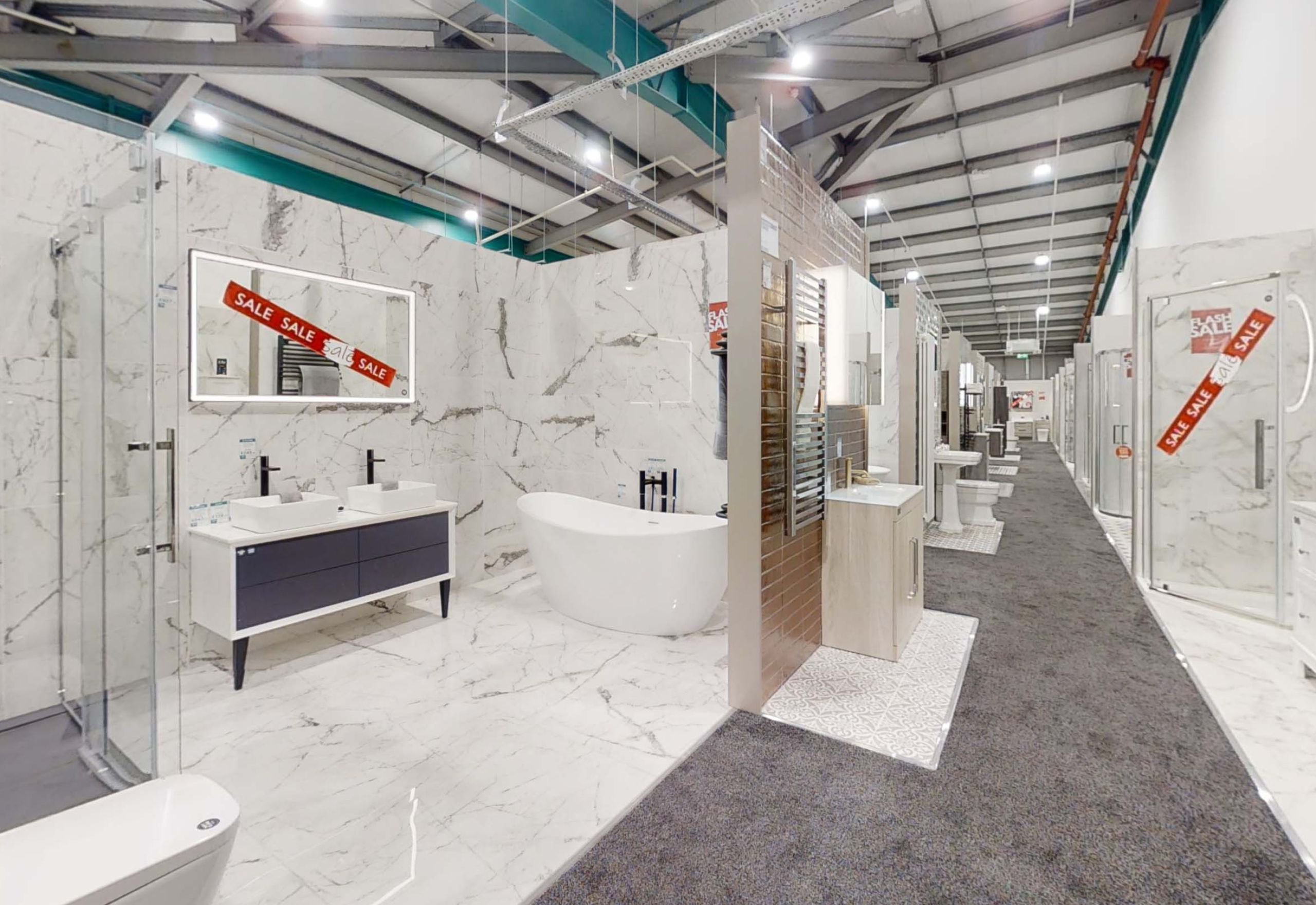 bathroom bays at Easy Bathrooms Poole