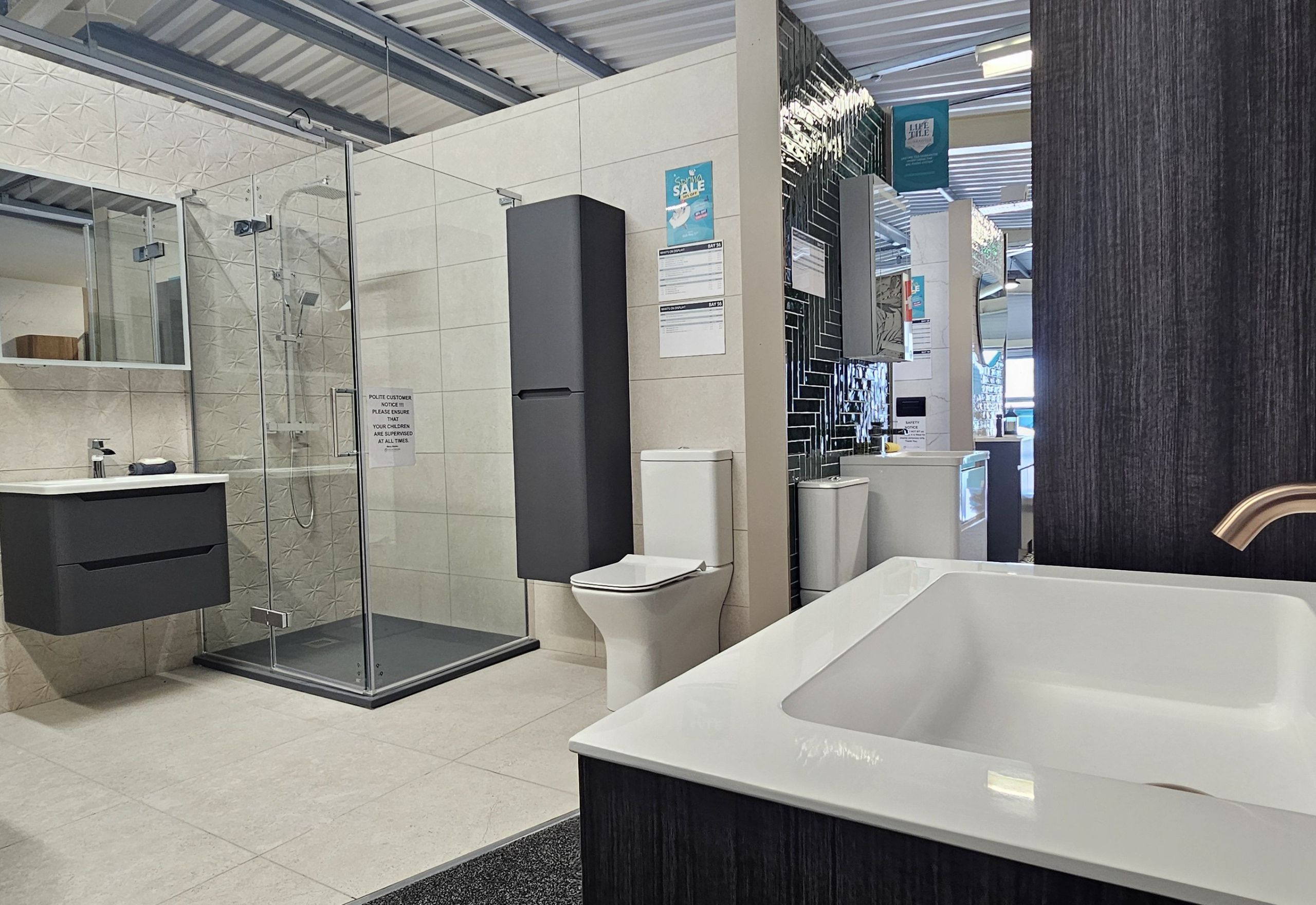 Easy Bathrooms & Tiles Fareham Showroom