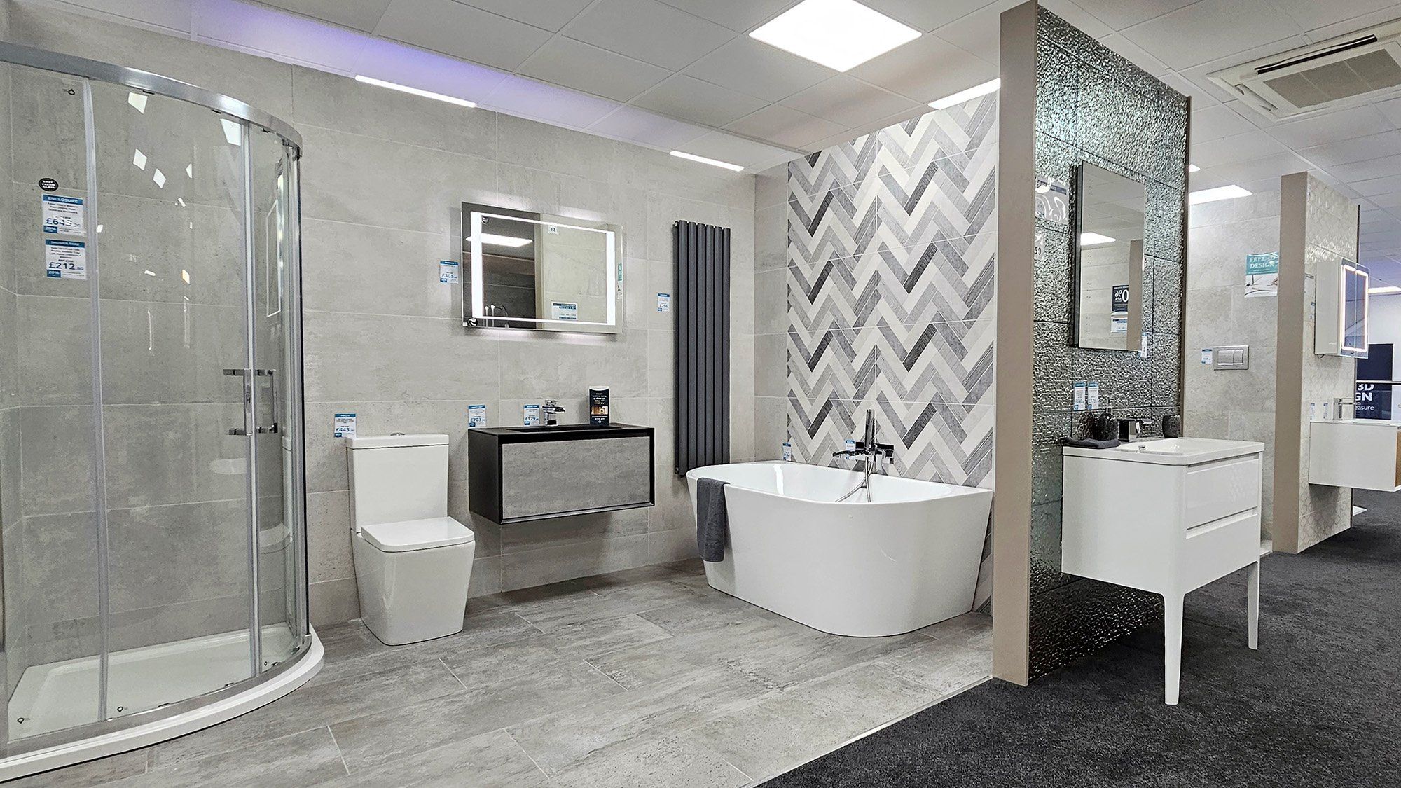 Chelmsford easy bathrooms displays