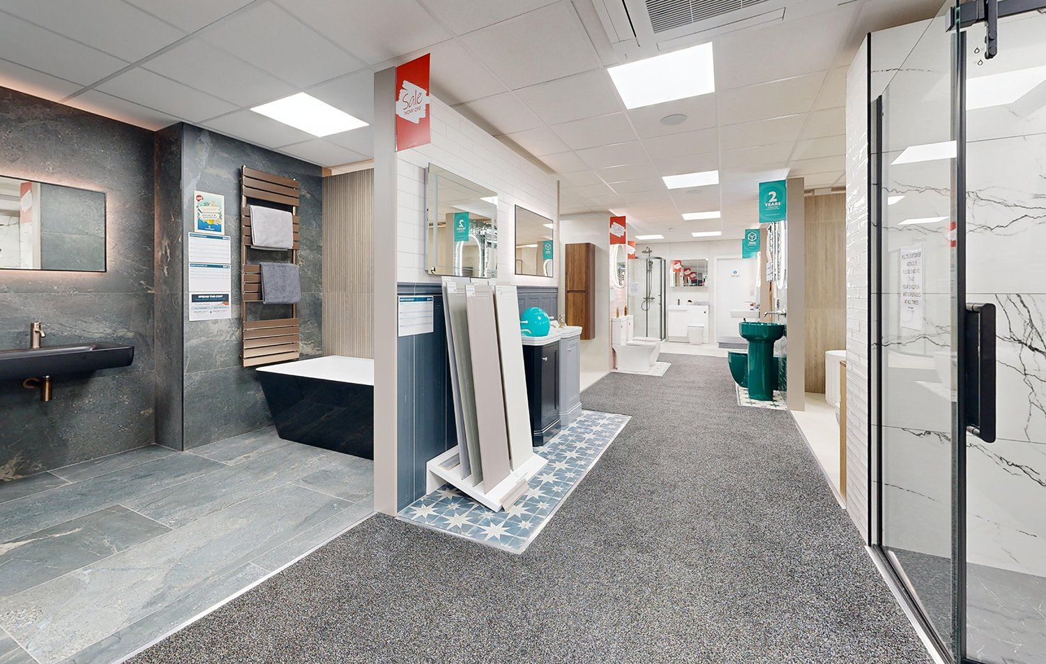 Easy Bathrooms & Tiles Bridgwater showroom