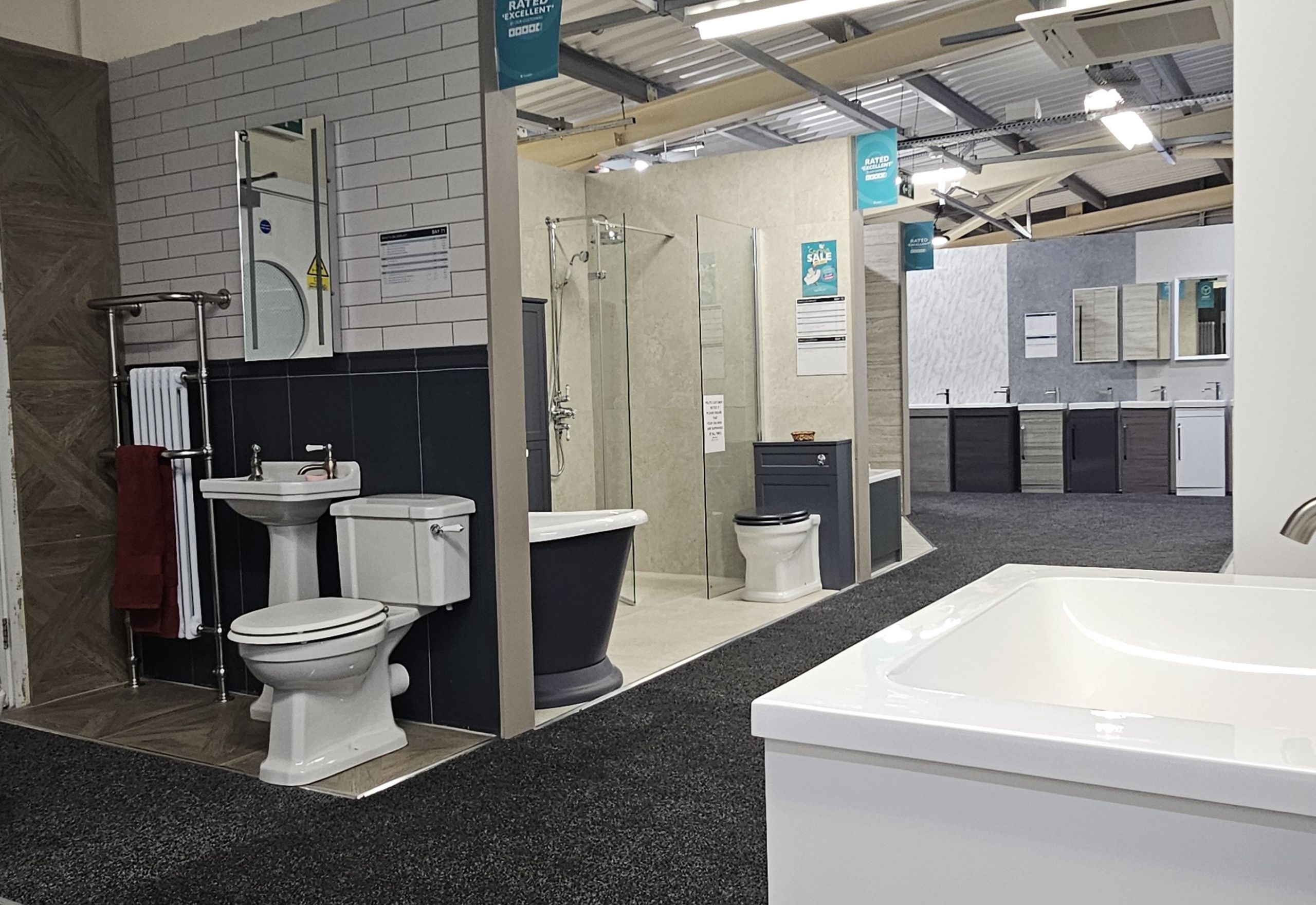 Easy Bathrooms & Tiles Fareham Showroom