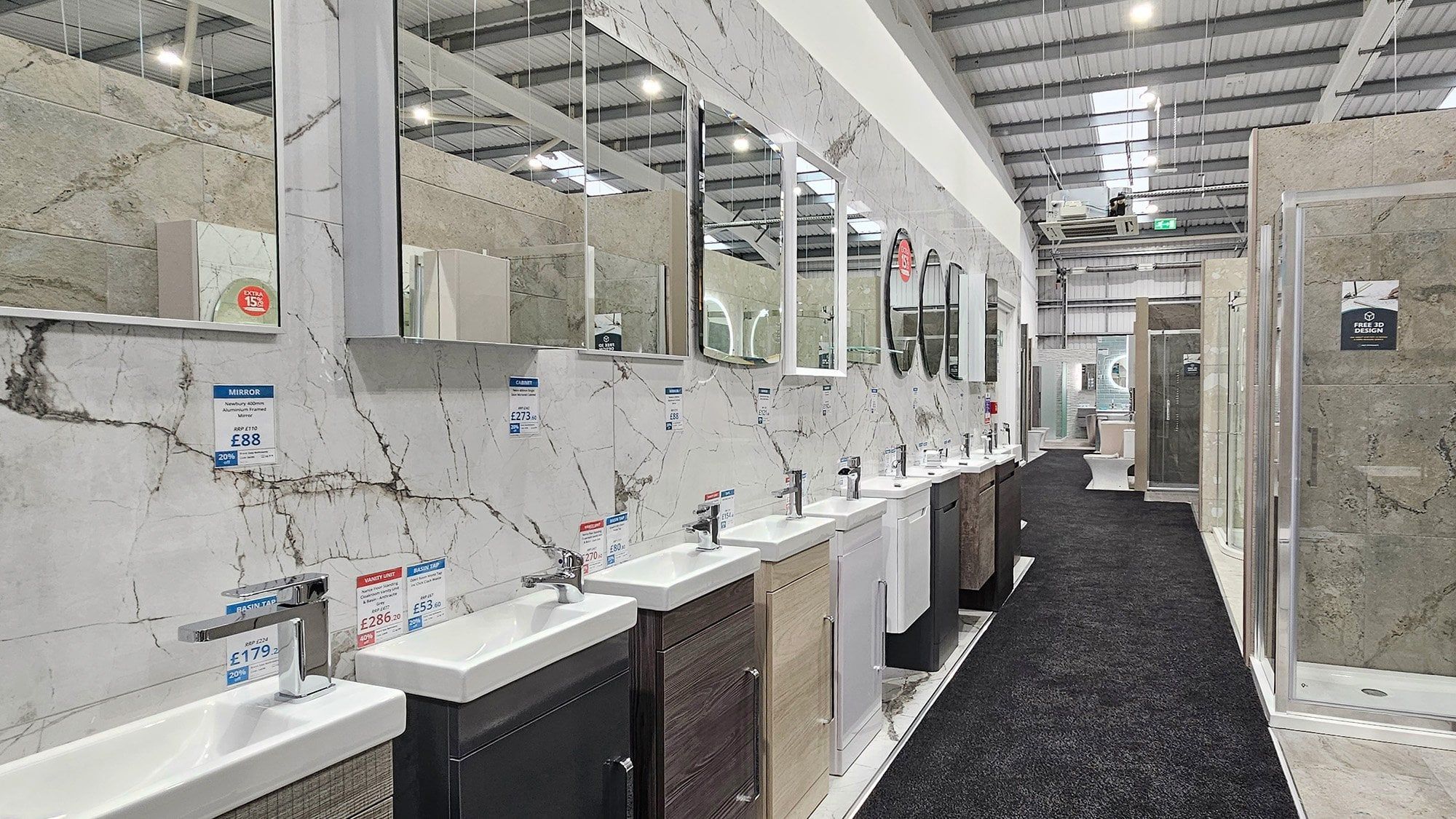 Brackley Easy Bathrooms cloakroom vanity units