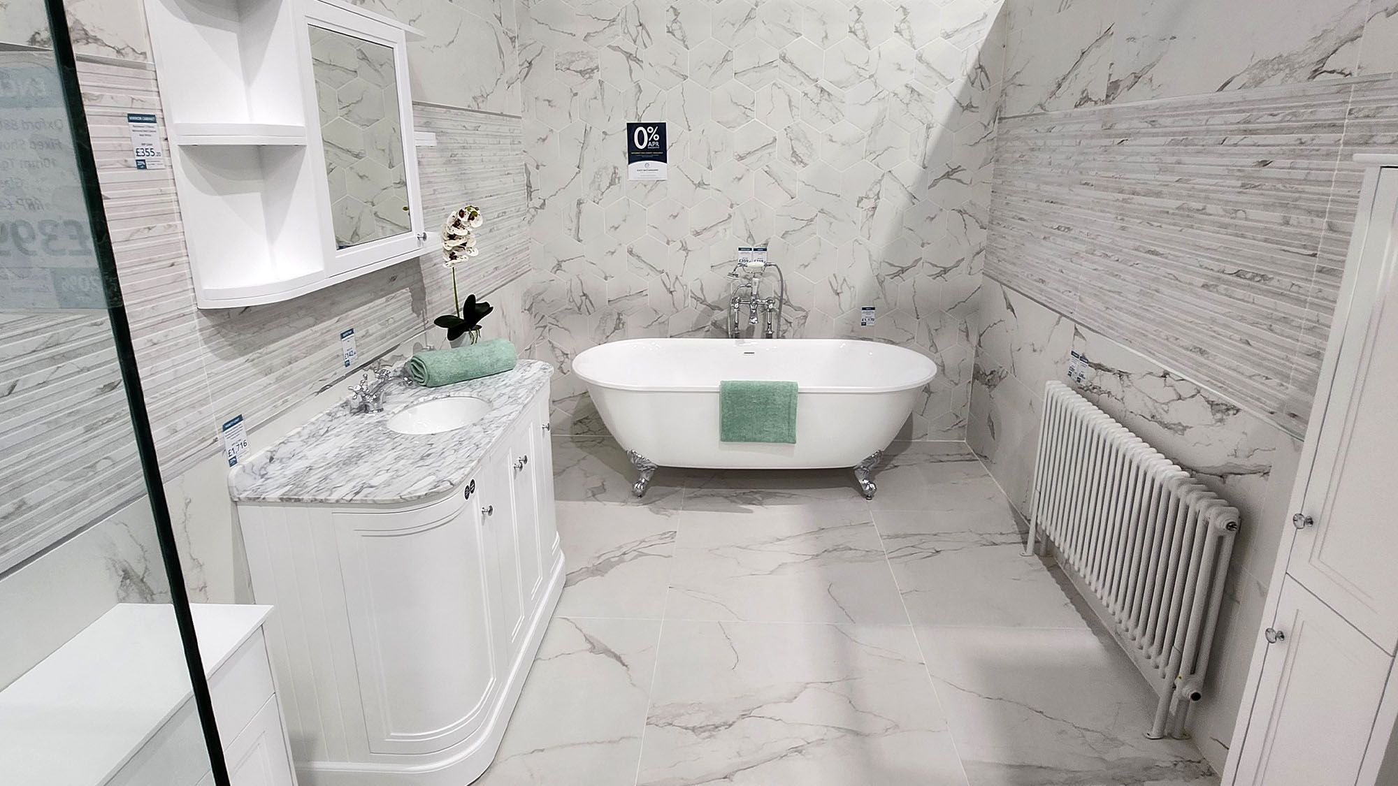 Amesbury bathroom display