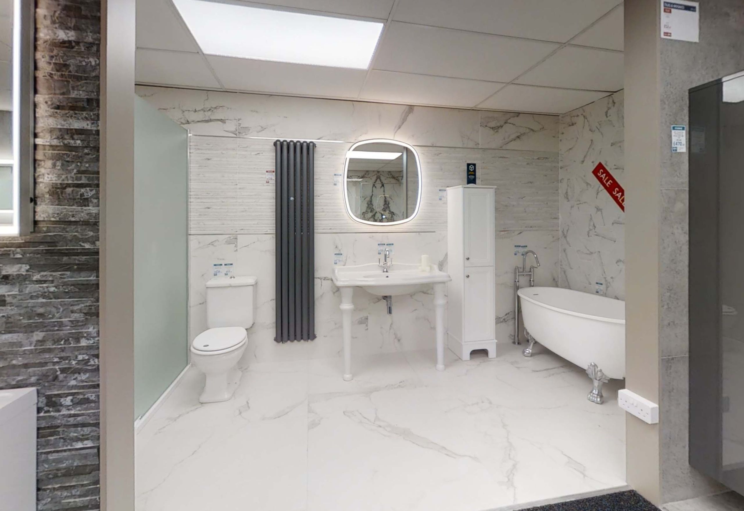 Bathroom bays at Easy Bathrooms Oxford
