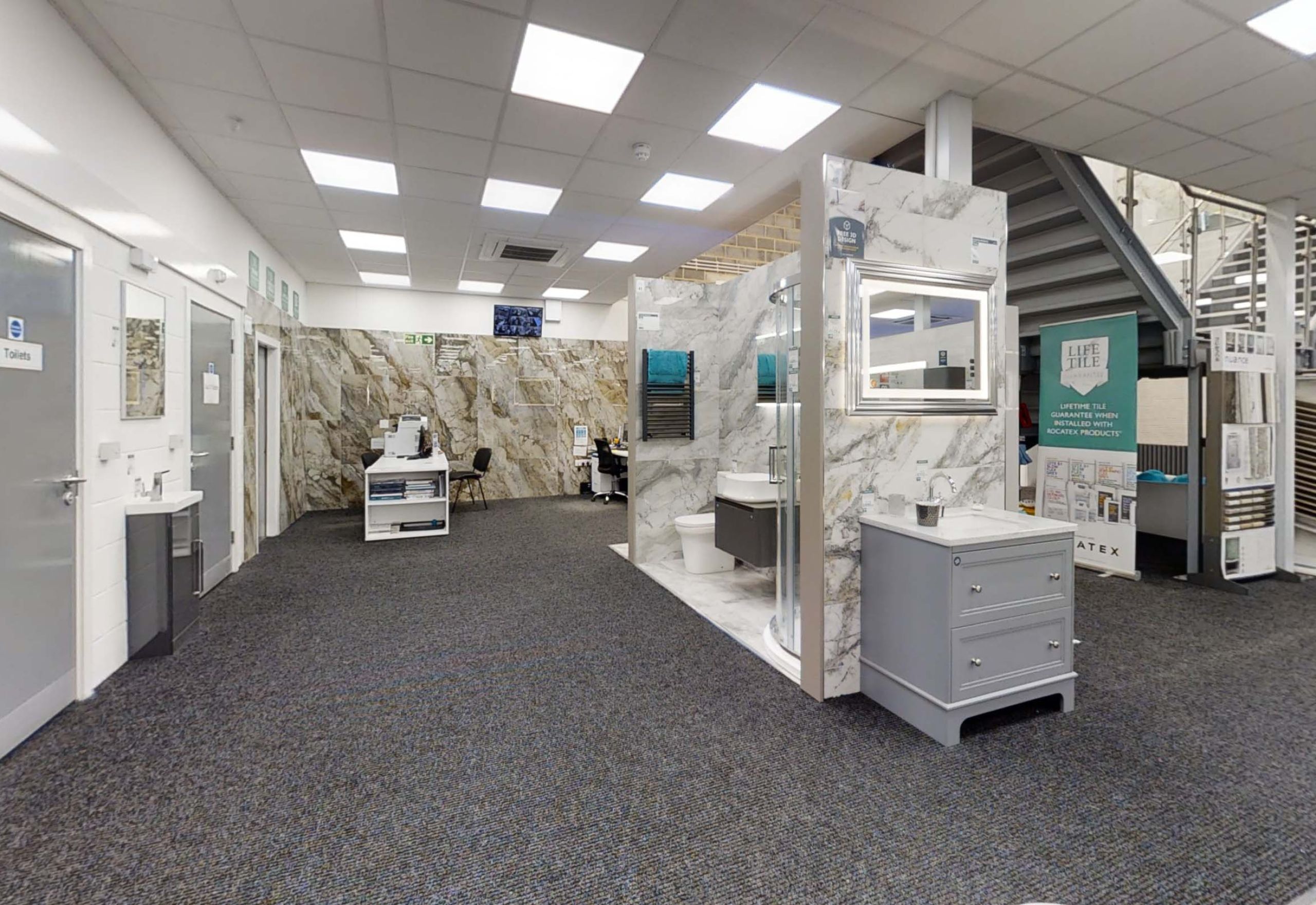 Evesham easy bathrooms showroom