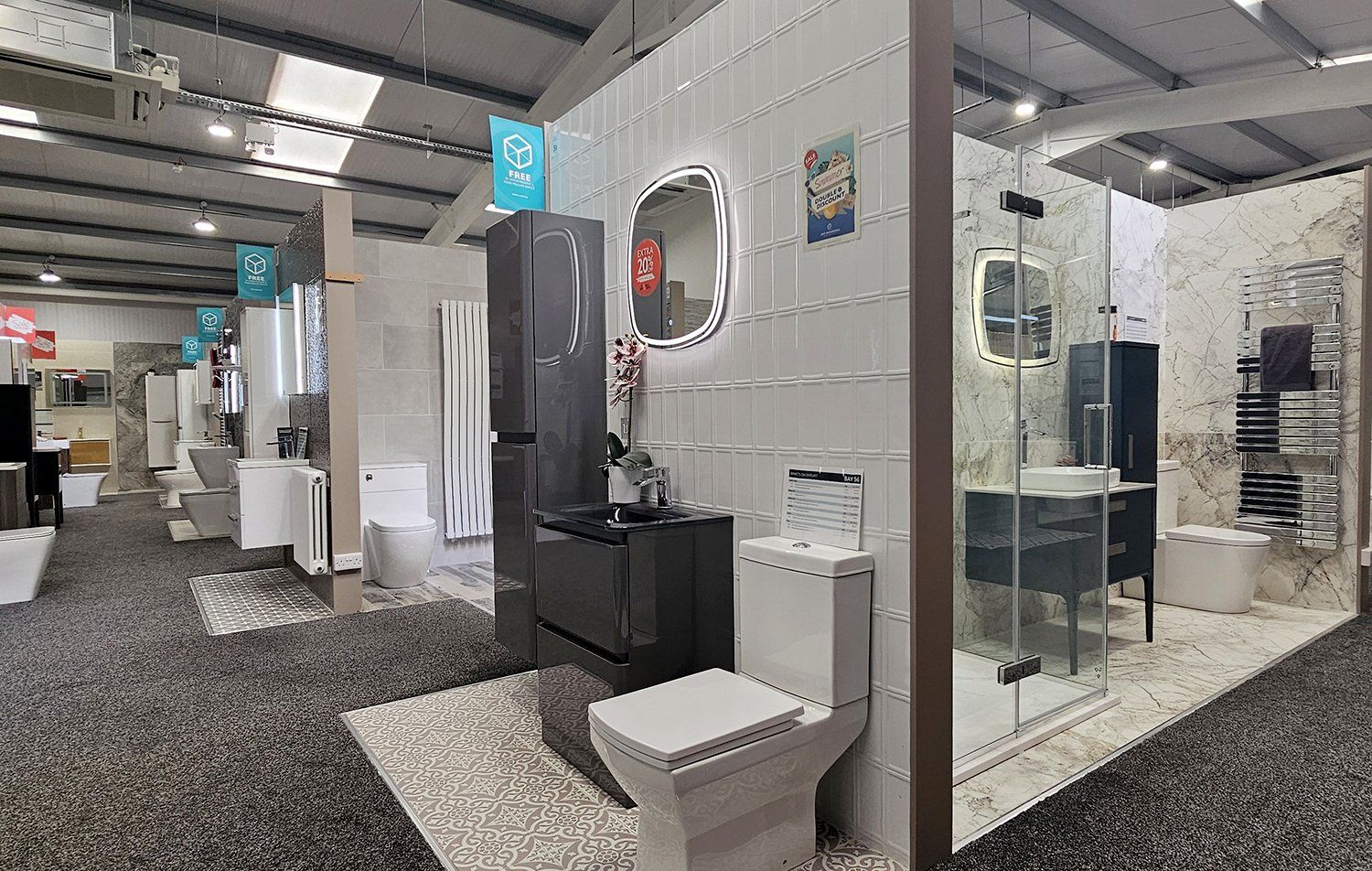 Easy Bathrooms & Tiles Petersfield showroom