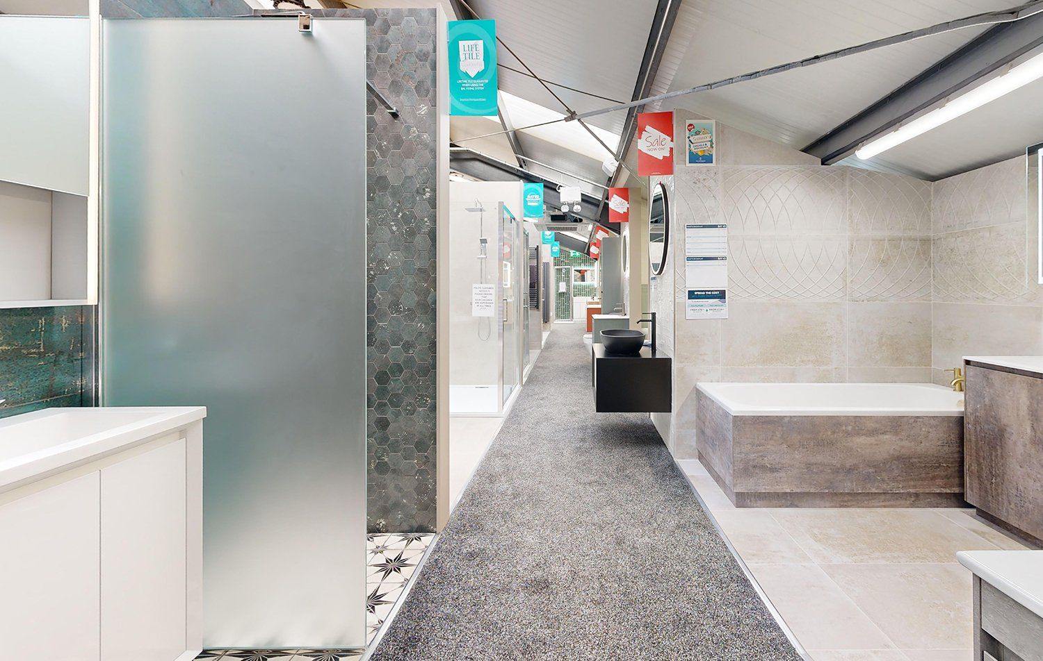 Easy Bathrooms & Tiles Bridgwater showroom