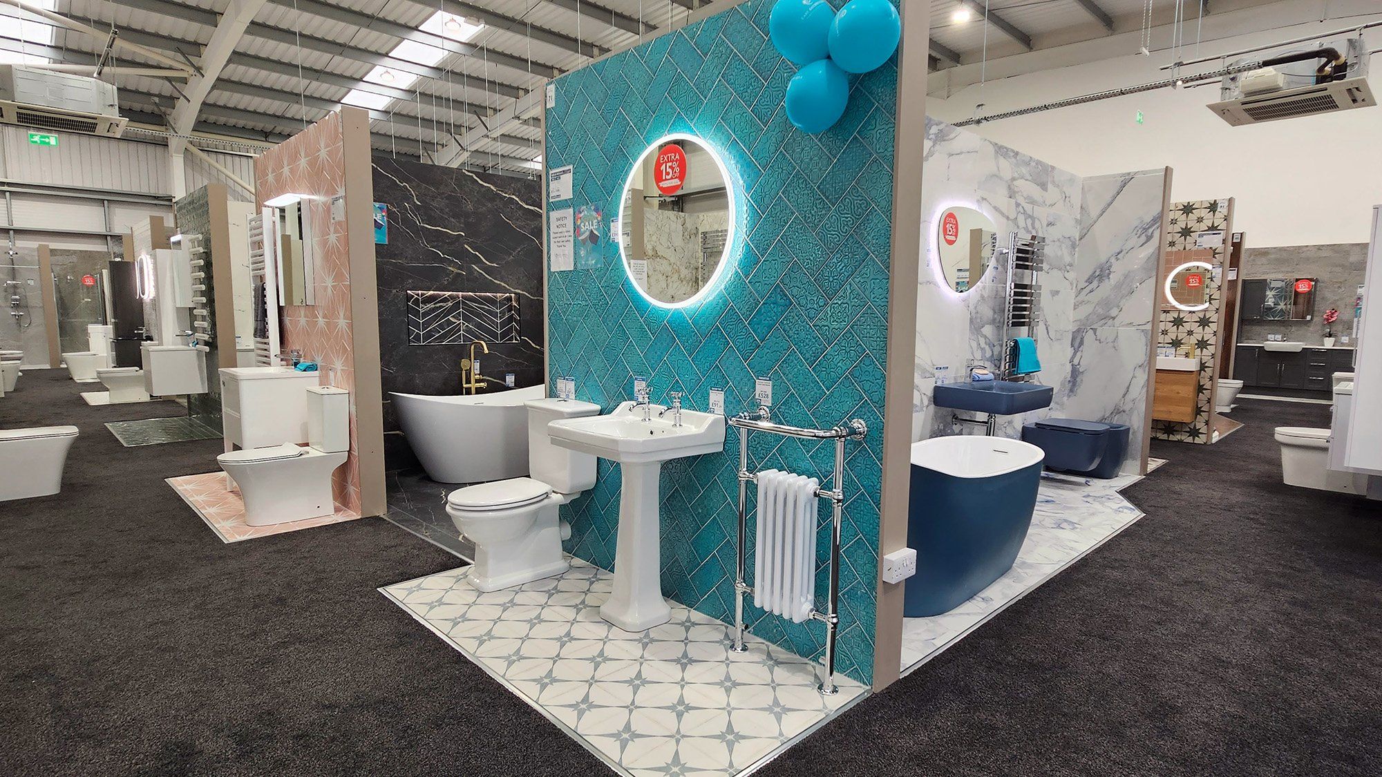Bathrooms on display Brackley