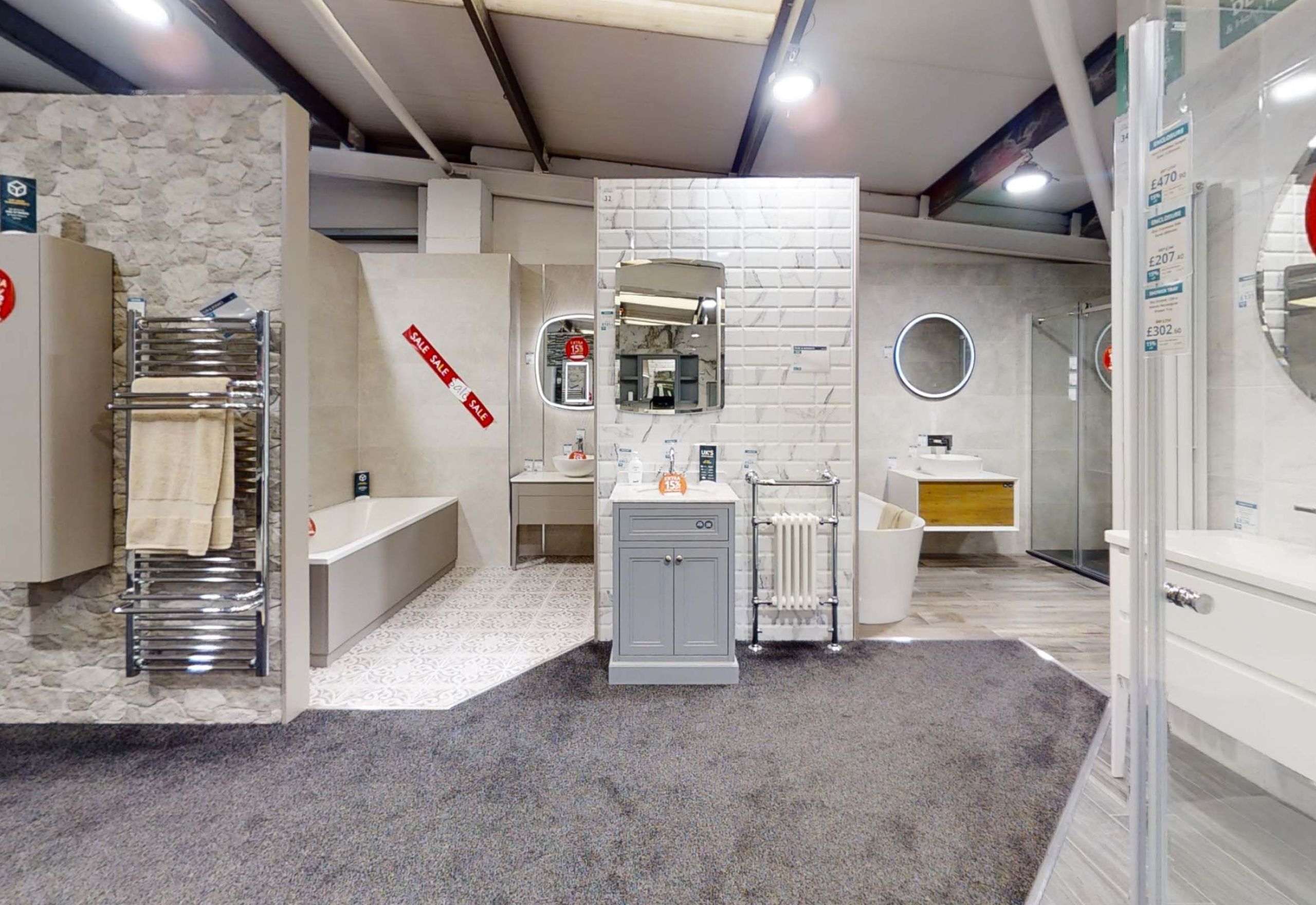 Chichester Bathrooms on display