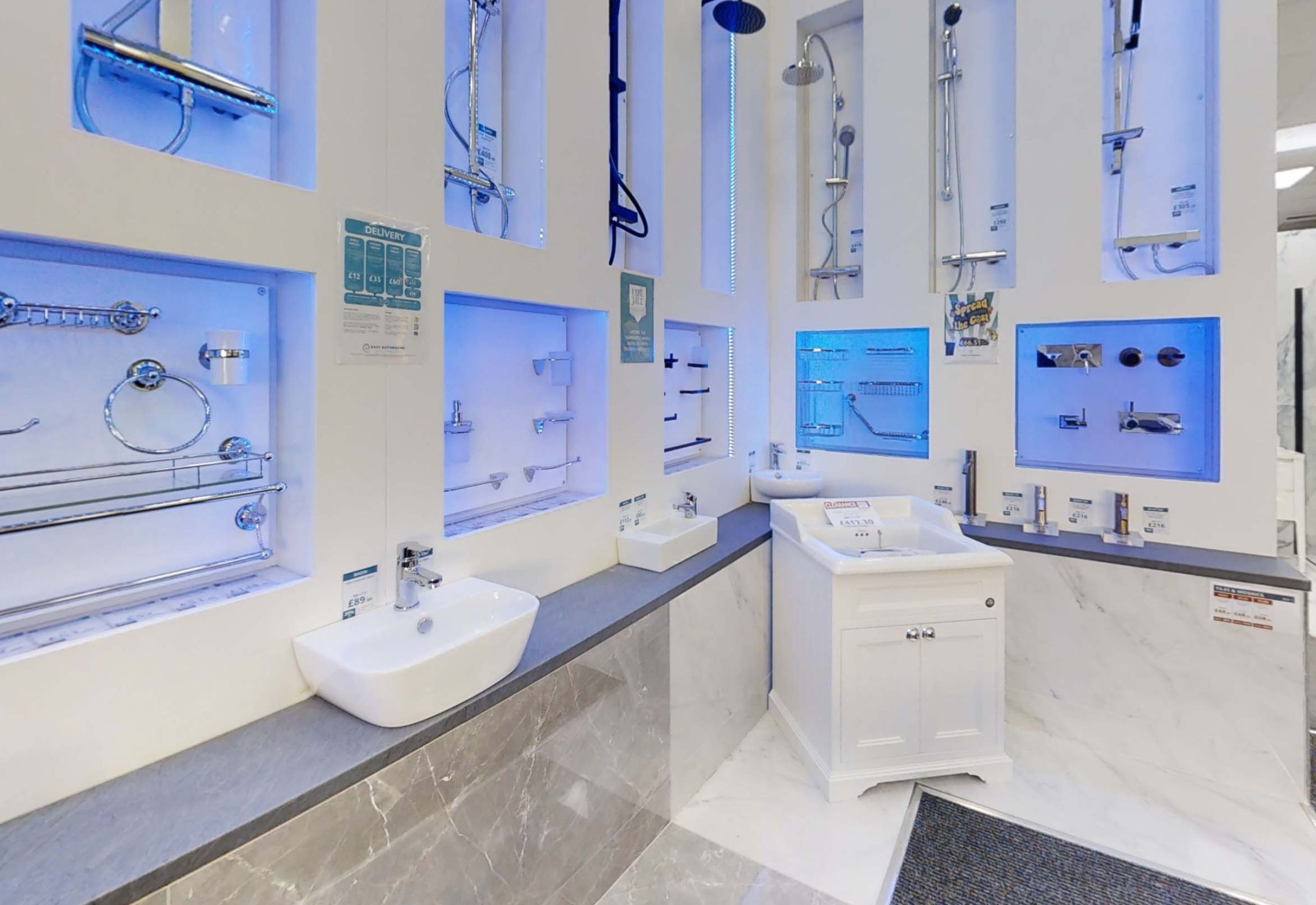 Stoke on trent bathroom displays